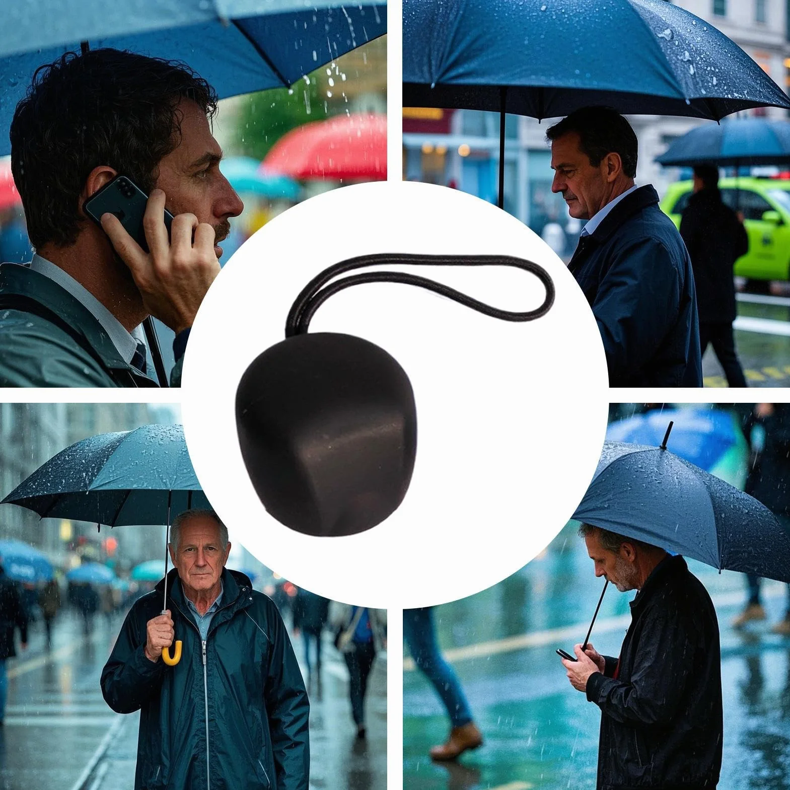 Accesorios de reemplazo de manija paraguas | Piezas de reparación de mango de paraguas compacto fáciles de transportar, viajero y en casa utilizan paraguas plegables y paraguas