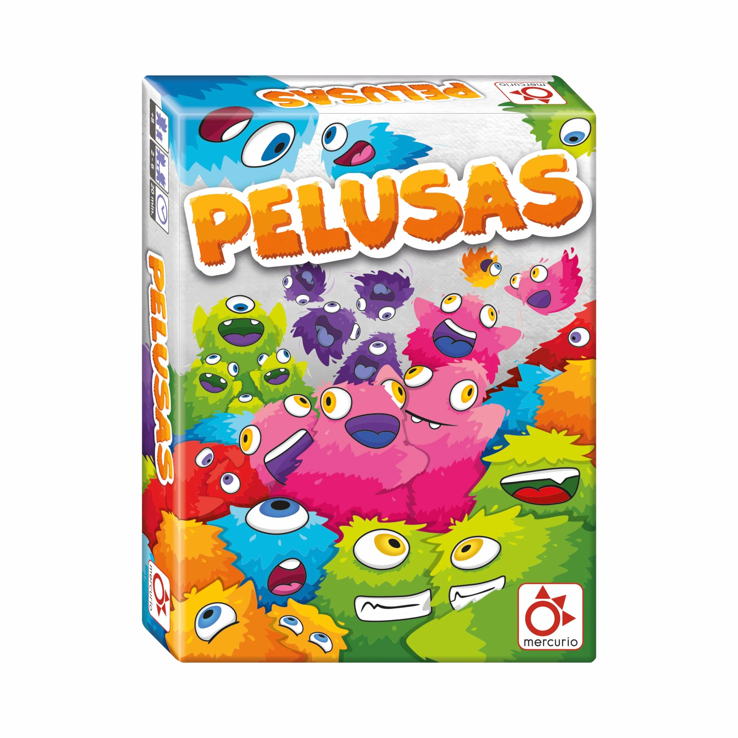 Mercurio Pelusas Juego de Cartas Ágil y Divertido 110 Cartas 20 min 8+ Años 2-6 Jugadores