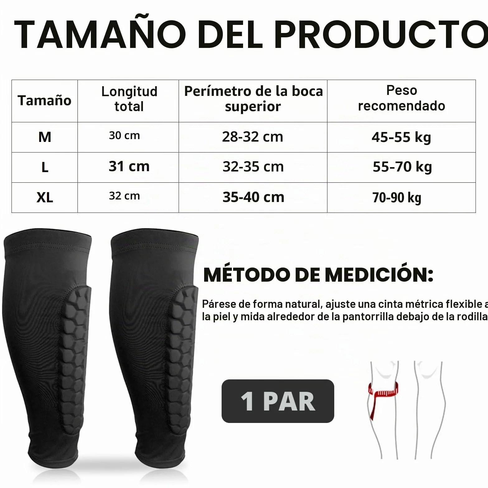 Espinilleras de fútbol con calcetines de mangas, ergonómicas y elásticas para fútbol, baloncesto, ciclismo, escalada