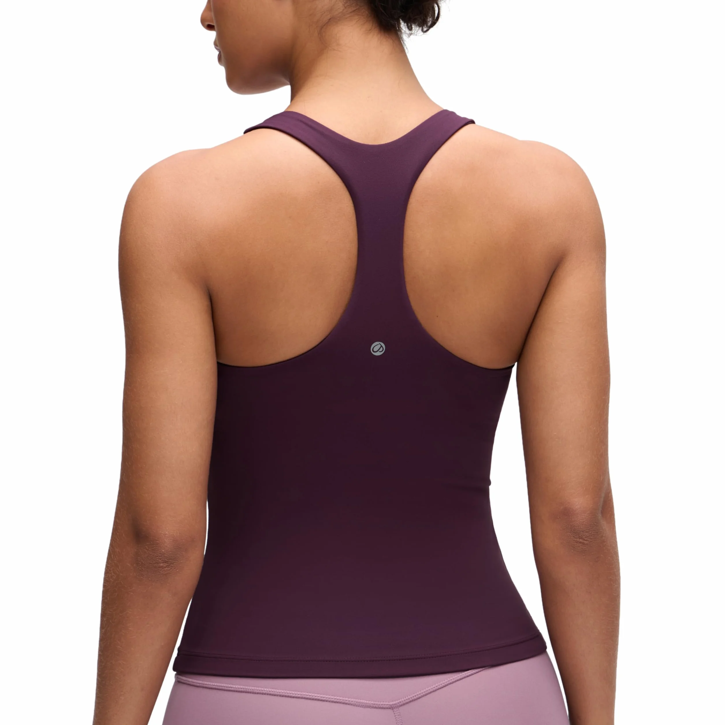 CRZ YOGA Mujer Butterluxe Camiseta Sin Mangas con Sujetador Incorporado