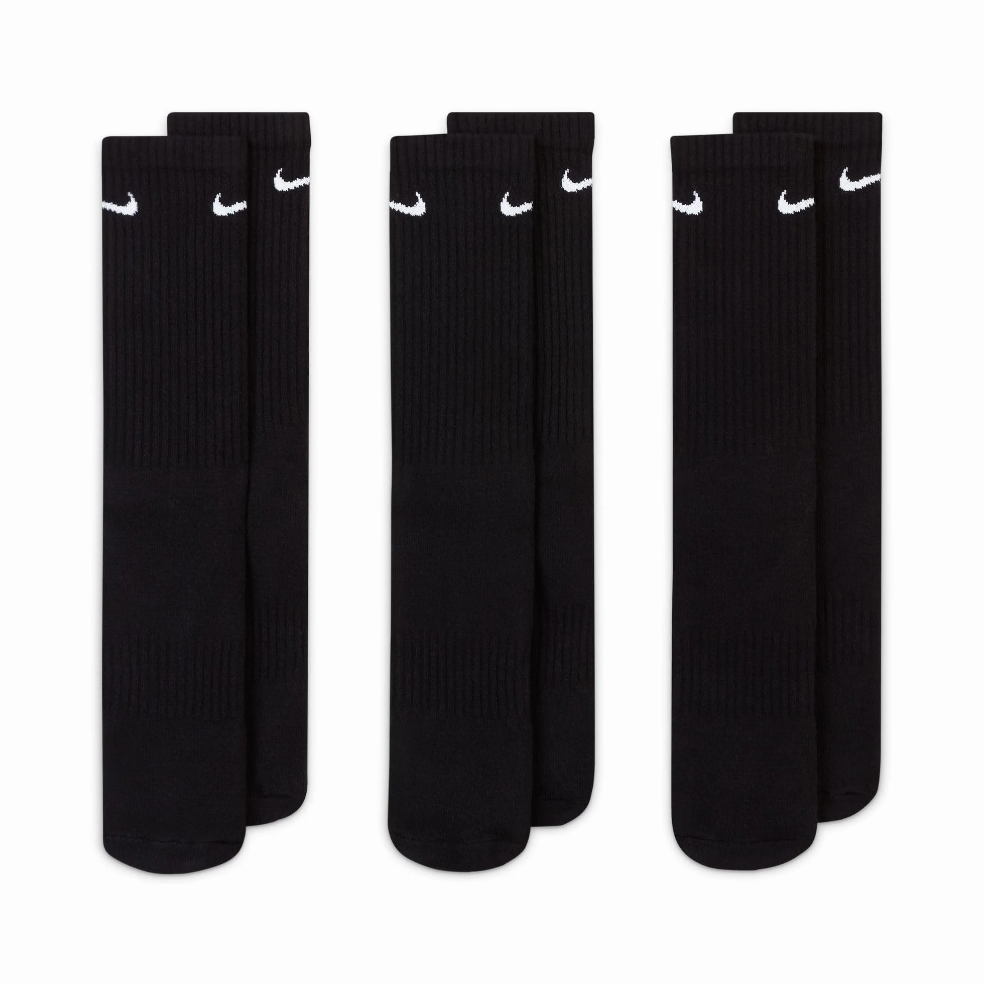 NIKE Unisex Everyday Cush Crew 3-Pack Socks