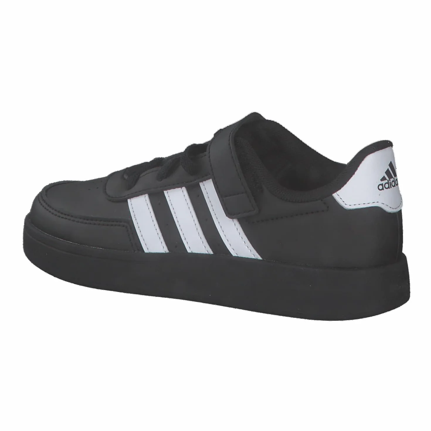 Adidas Breaknet Lifestyle Court Elastic Lace Top Strap Shoes, Core Black/Cloud White, 32 EU