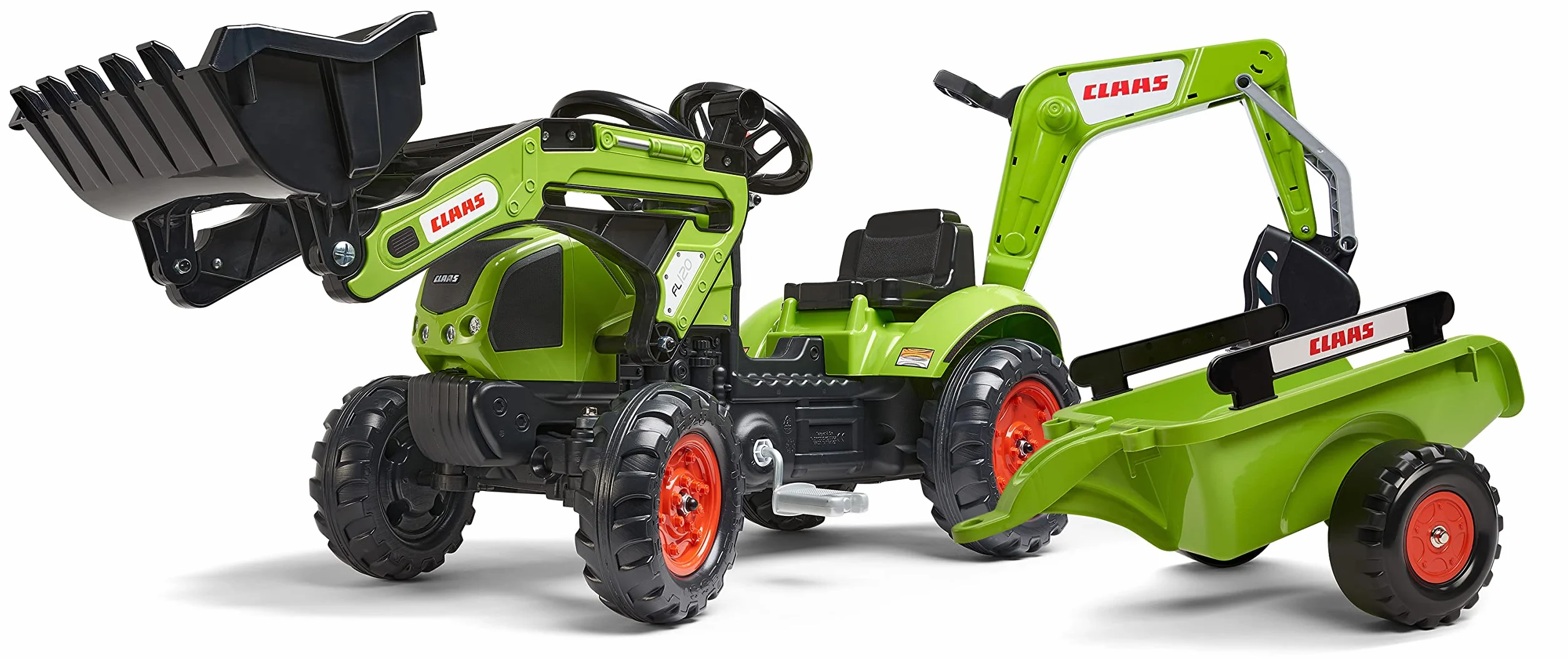 CLAAS Tractopelle a pedales Arion 410 avec excavatrice