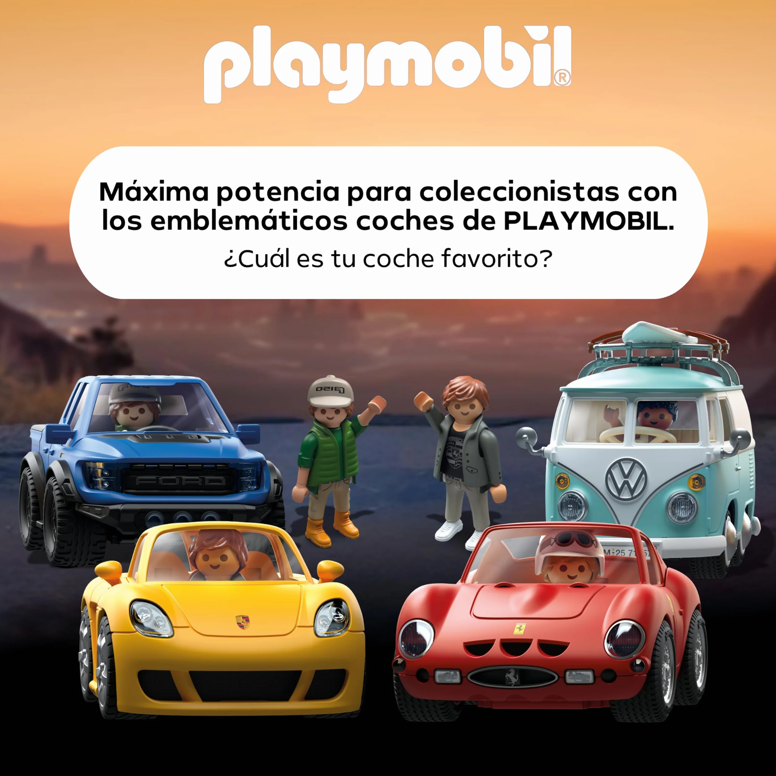 PLAYMOBIL | Collector Cars | Volkswagen T1 Camper | Coche de colección para Adultos y niños | con Pegatinas para Personalizar | Regalo para Fans de Autos | Diseño detallado | 71857