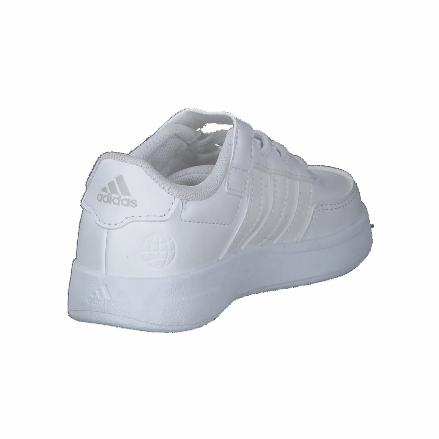 adidas Breaknet Lifestyle Court Elastic Lace and Top Strap Shoes, Cloud White/Grey One, 37 1/3 EU