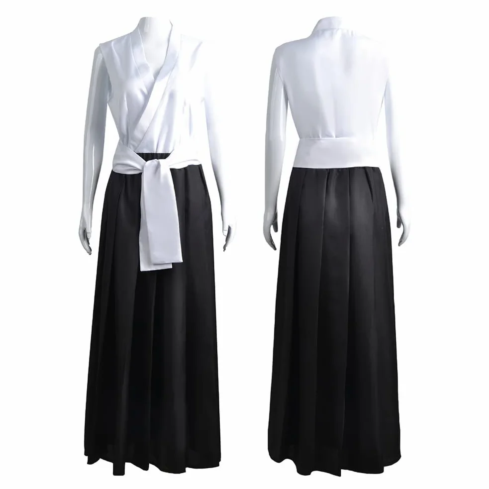 Kurosaki Ichigo Cosplay Disfraz Anime Kimono Disfraz Ichigo Kurosaki Samurai Disfraz para Halloween Carnaval Fiesta