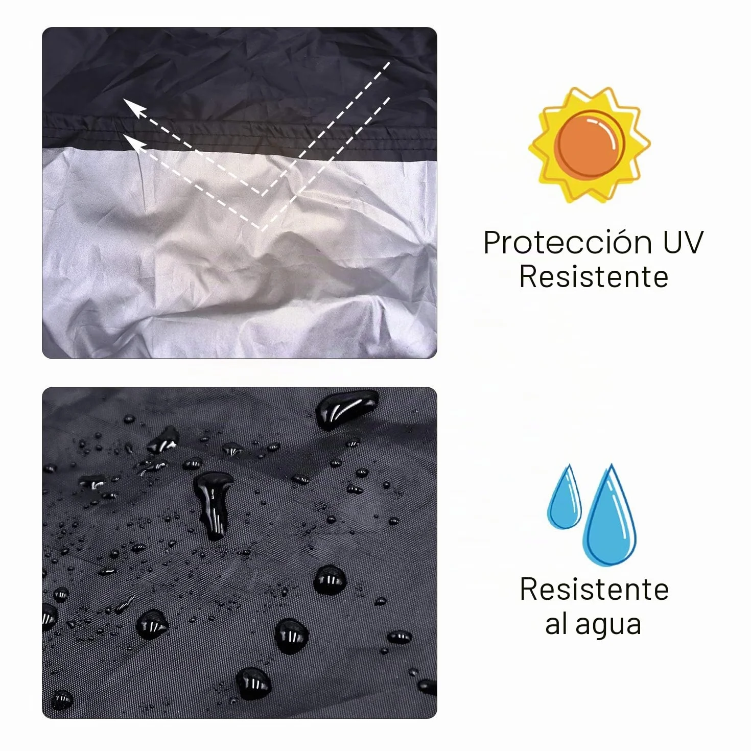 Funda Protectora para Mesa de Ping-Pong Impermeable Oxford 165x70x185cm Negro