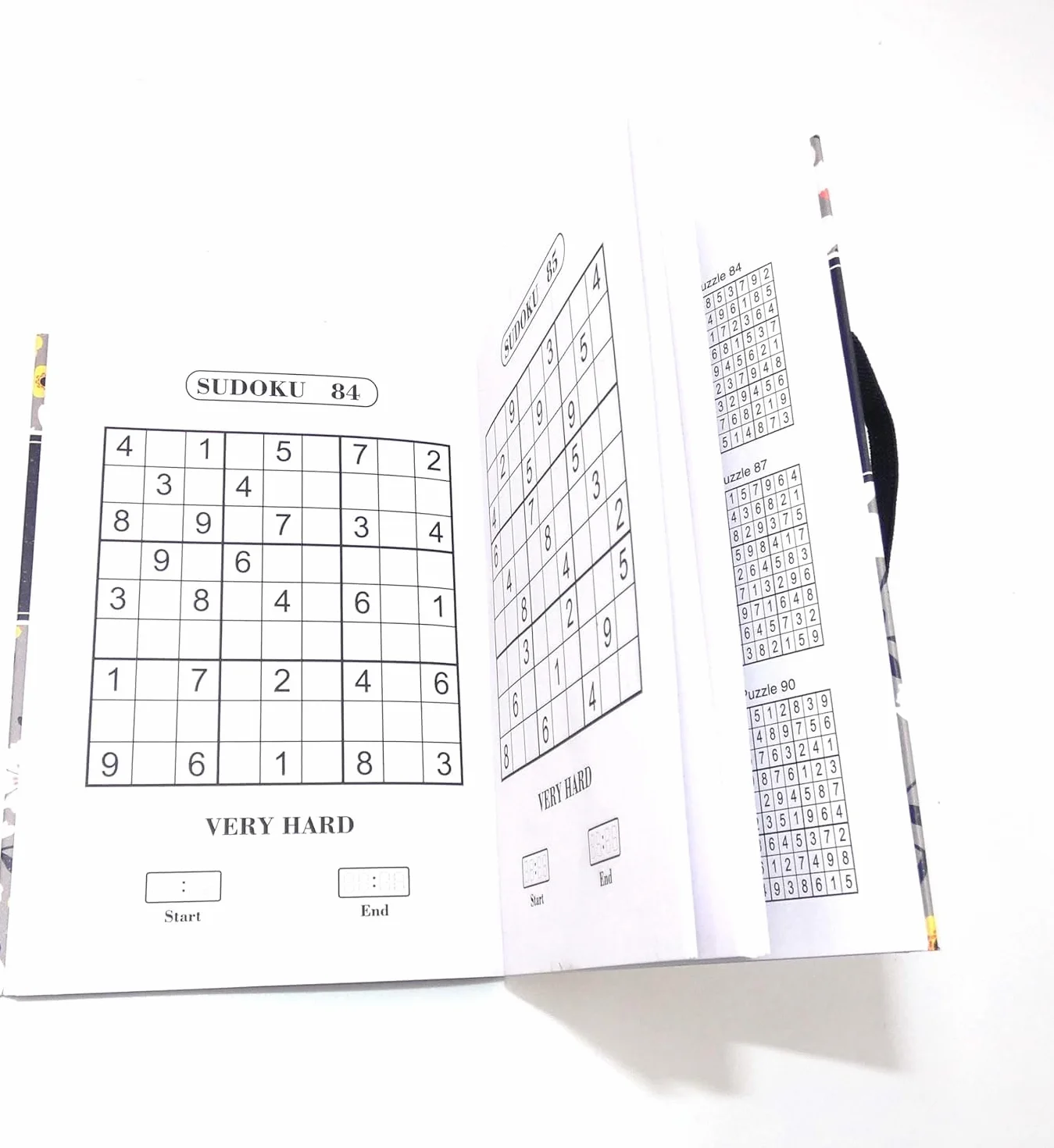 Juego de 2 libros de viaje A6 sudoku crucigramas floral