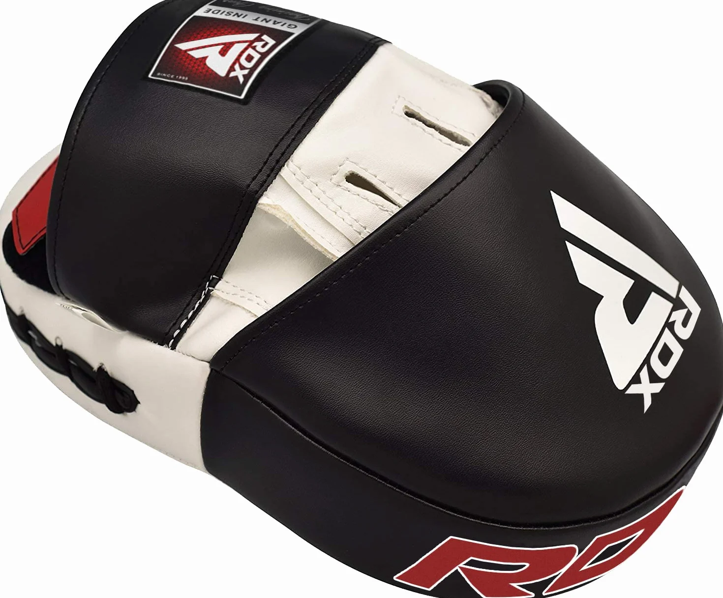 RDX Maya Hide Cuero Curvadas Boxing Pads Gancho Jab Patada Almohadilla Kick Boxing Sparring