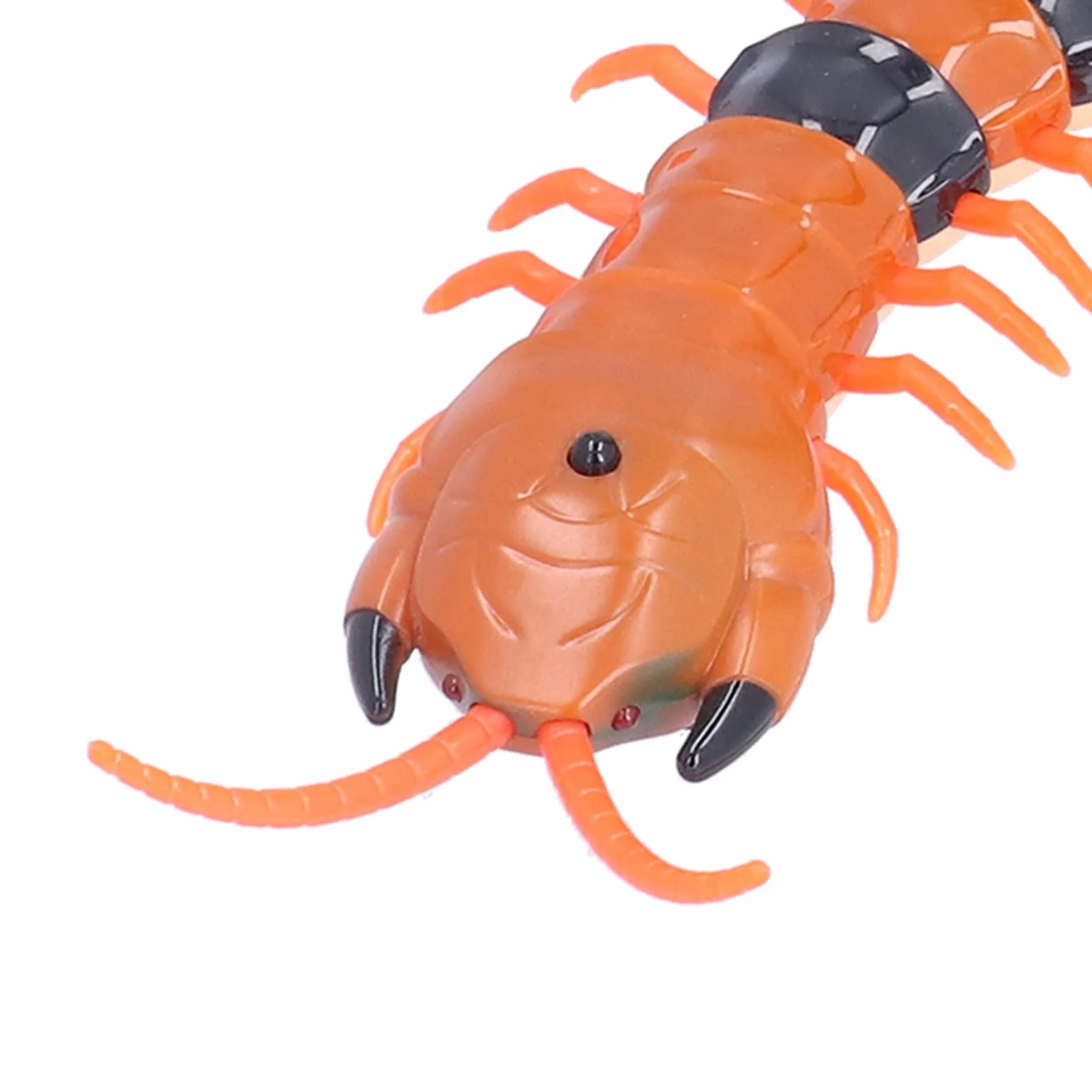 Juguete de Ciempiés con Control Remoto Simulación de Scolopendra Realista Operado por Infrarrojos Movimiento Rápido Cuerpo Flexible Ojos Intermitentes Juego de Trucos para