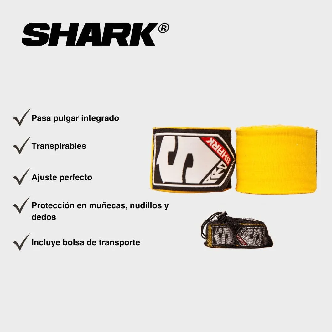 SHARK BOXING Vendas Boxeo 5 Metros, Máxima Sujeción