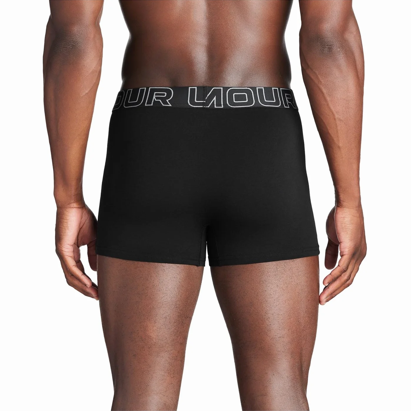 Under Armour Pack de 3 Bóxers de Algodón Performance para Hombre, Largo de Pierna 8 cm, Transpirable, Absorbe la Humedad