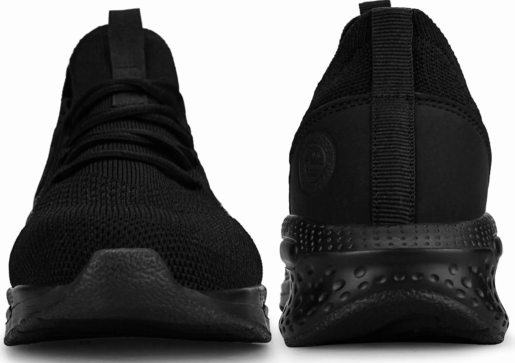 Giniros Zapatillas Mujer Running Deporte Azul Adulto Tacón bajo Puntera redonda Atlético Moda Slip-ins Sneakers Transpirable