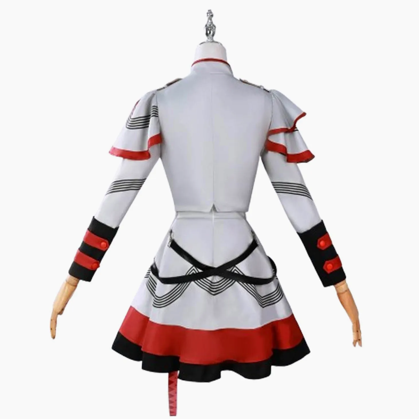 Anime Personaje Kasane Teto Nueva Piel Disfraz de cosplay Juego de role Uniforme Conjunto Completo Halloween Fiesta Carnaval Traje de Vestir con Peluca para Mujeres