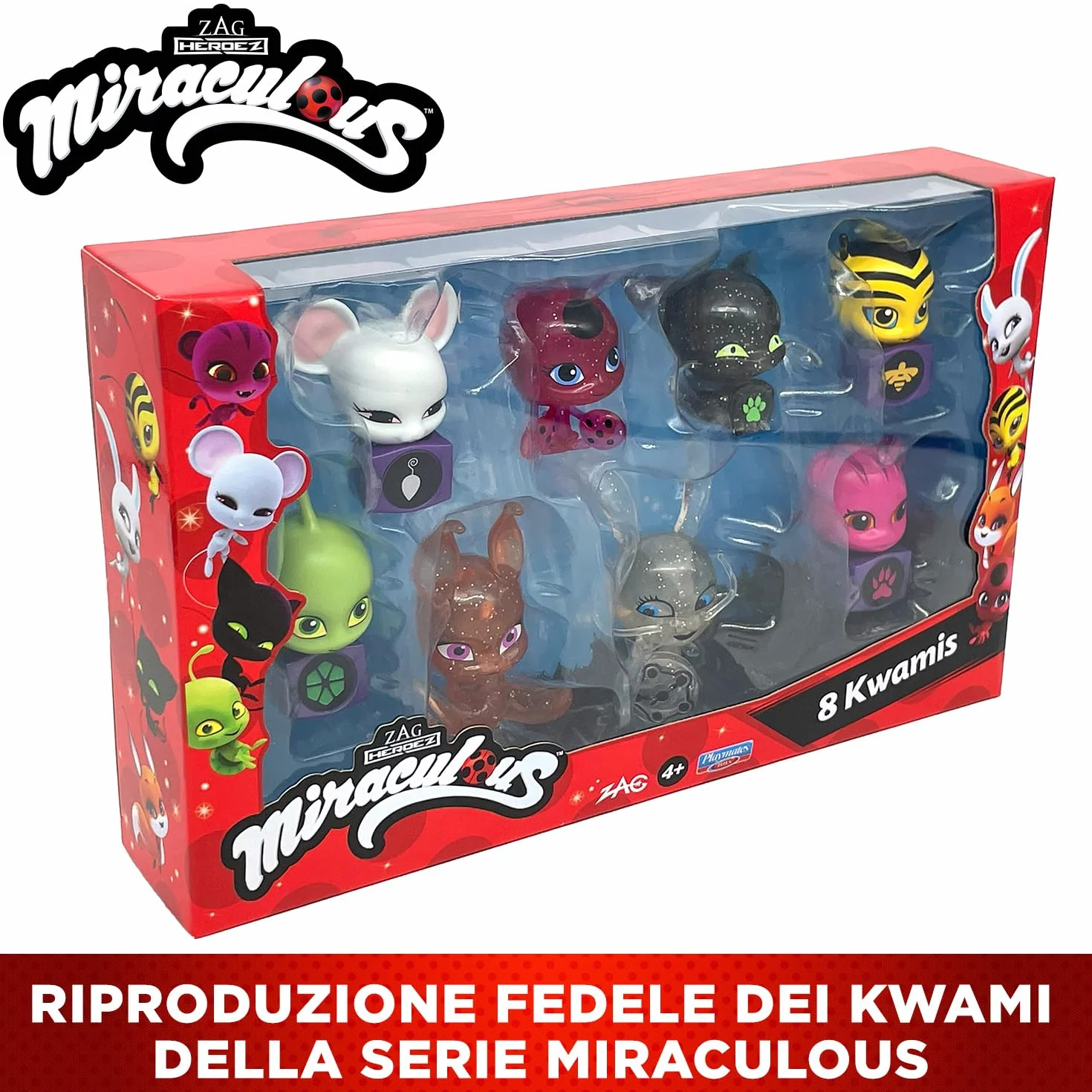 Pack de 8 Kwamis Miraculous
