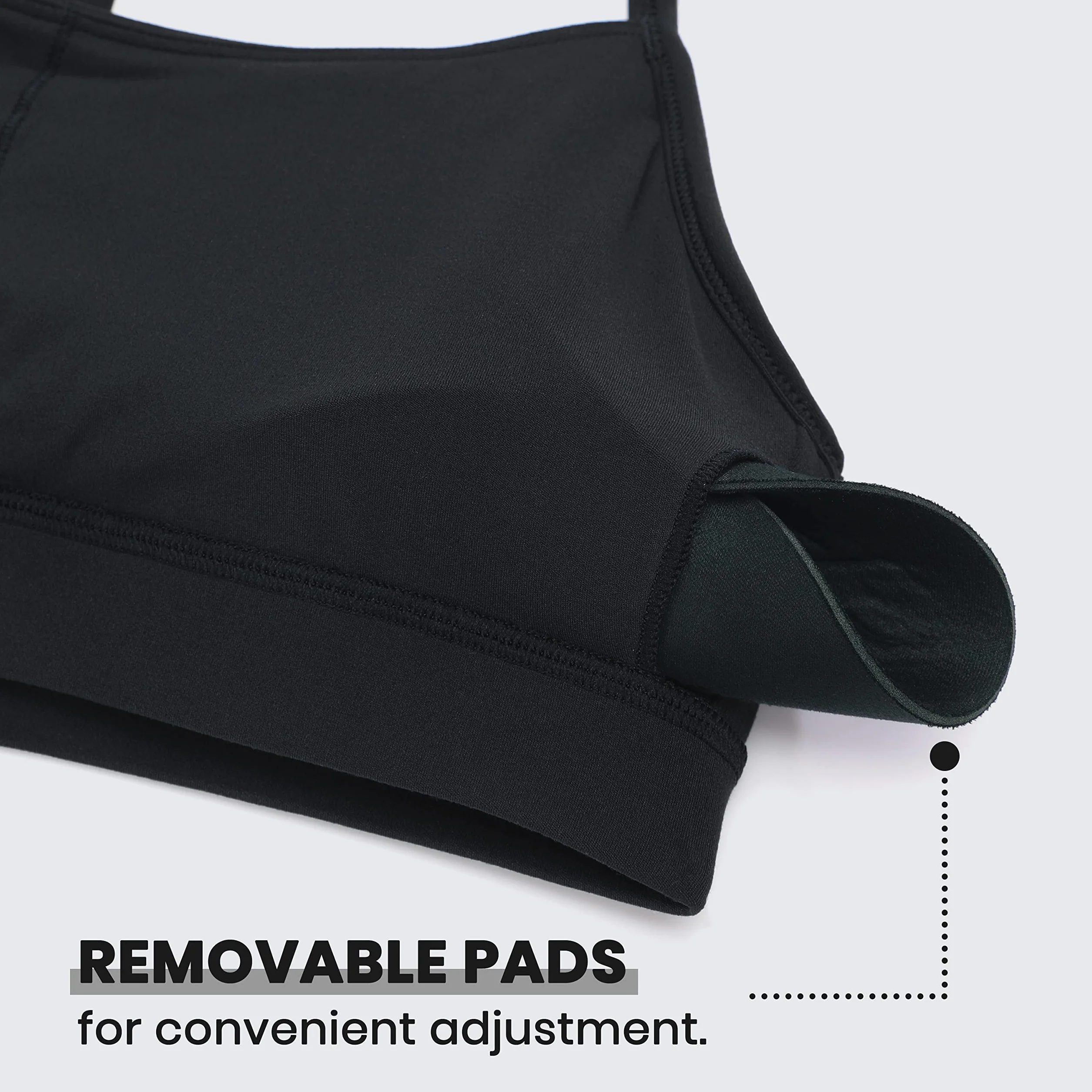CRZ YOGA Mujer Butterluxe Sujetador Deportivo Racerback Spaghetti Straps Bajo Impacto Yoga Bra