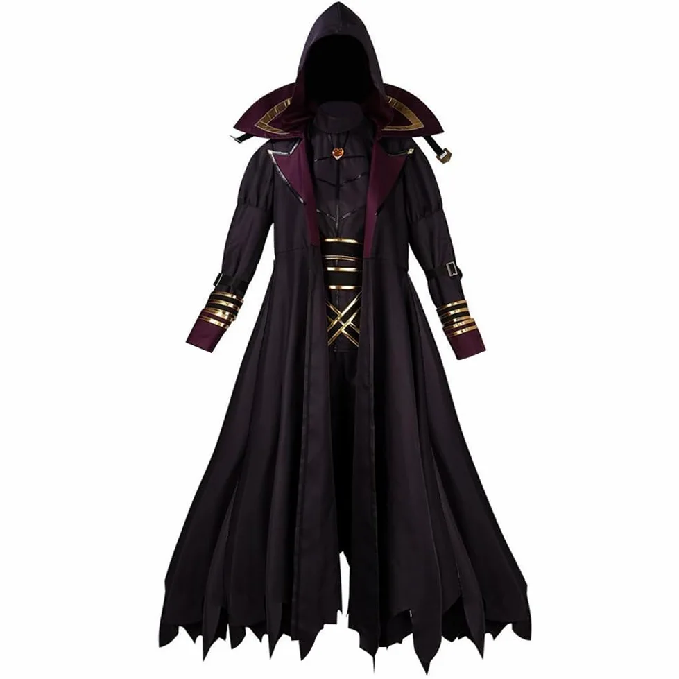 DEXSHUN Cid Kageno Cosplay Anime Disfraz Hombre Uniforme Traje Adulto Juego de rol Halloween Carnaval Fiesta Cosplay Ropa