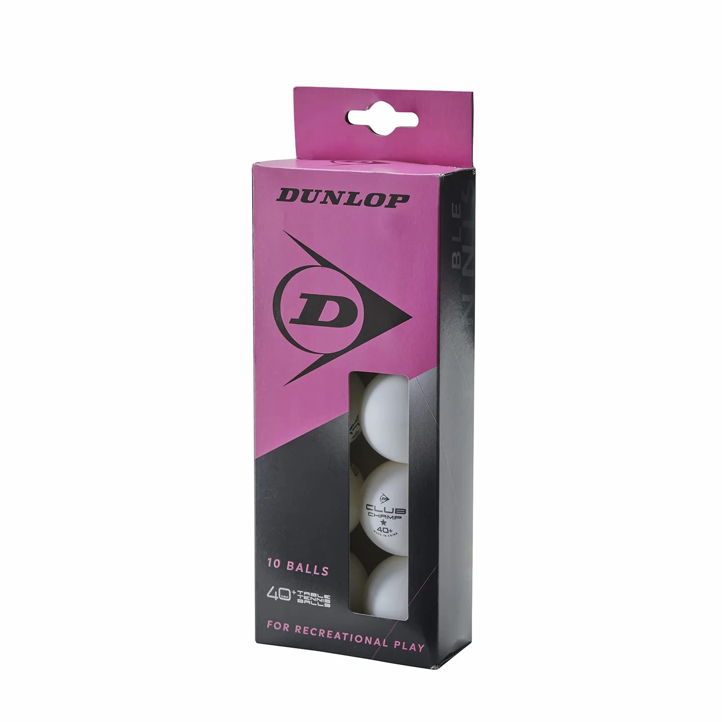 Dunlop 40+ 10 Pelota Blanca