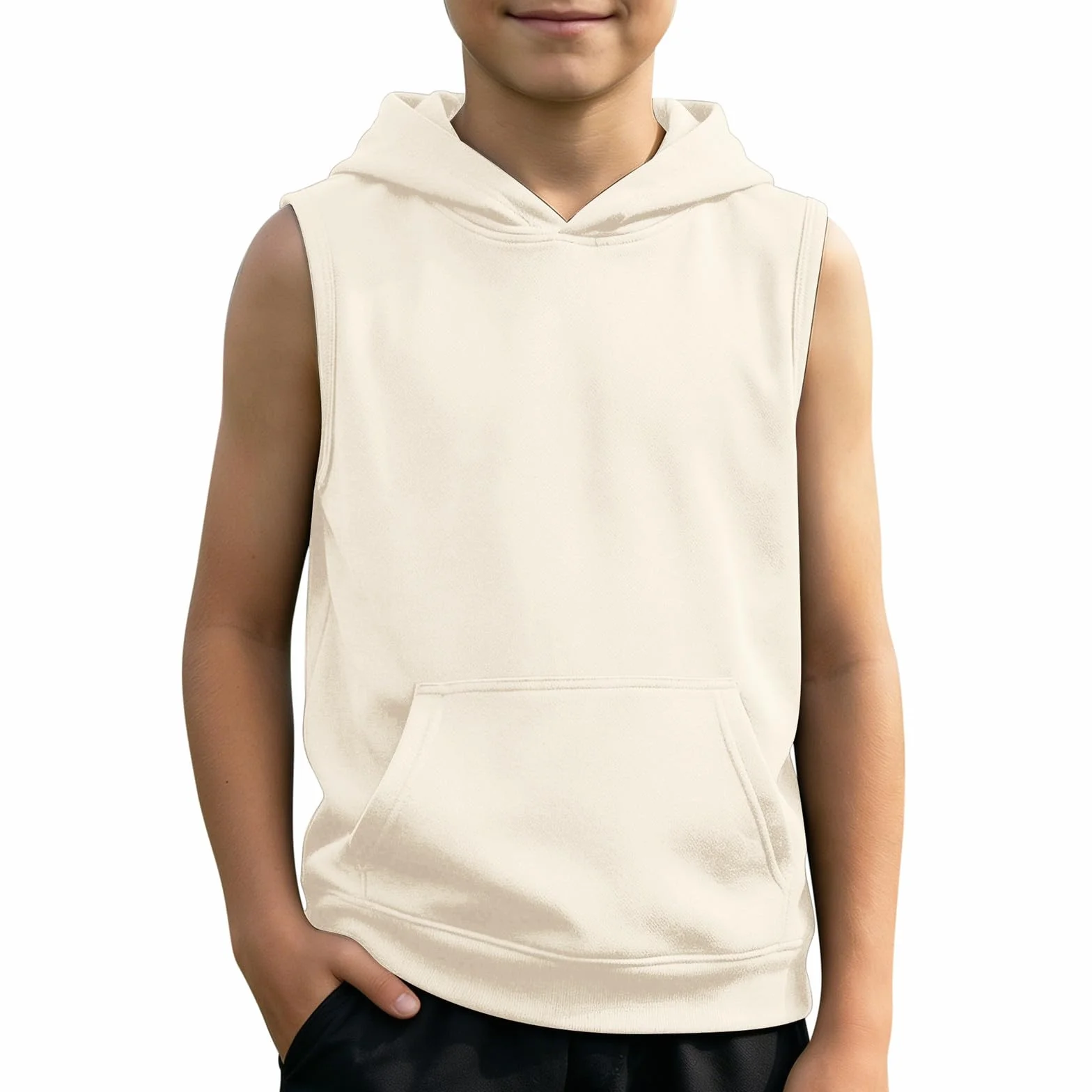 Camiseta sin Mangas para niños Deportiva Entrenamiento
