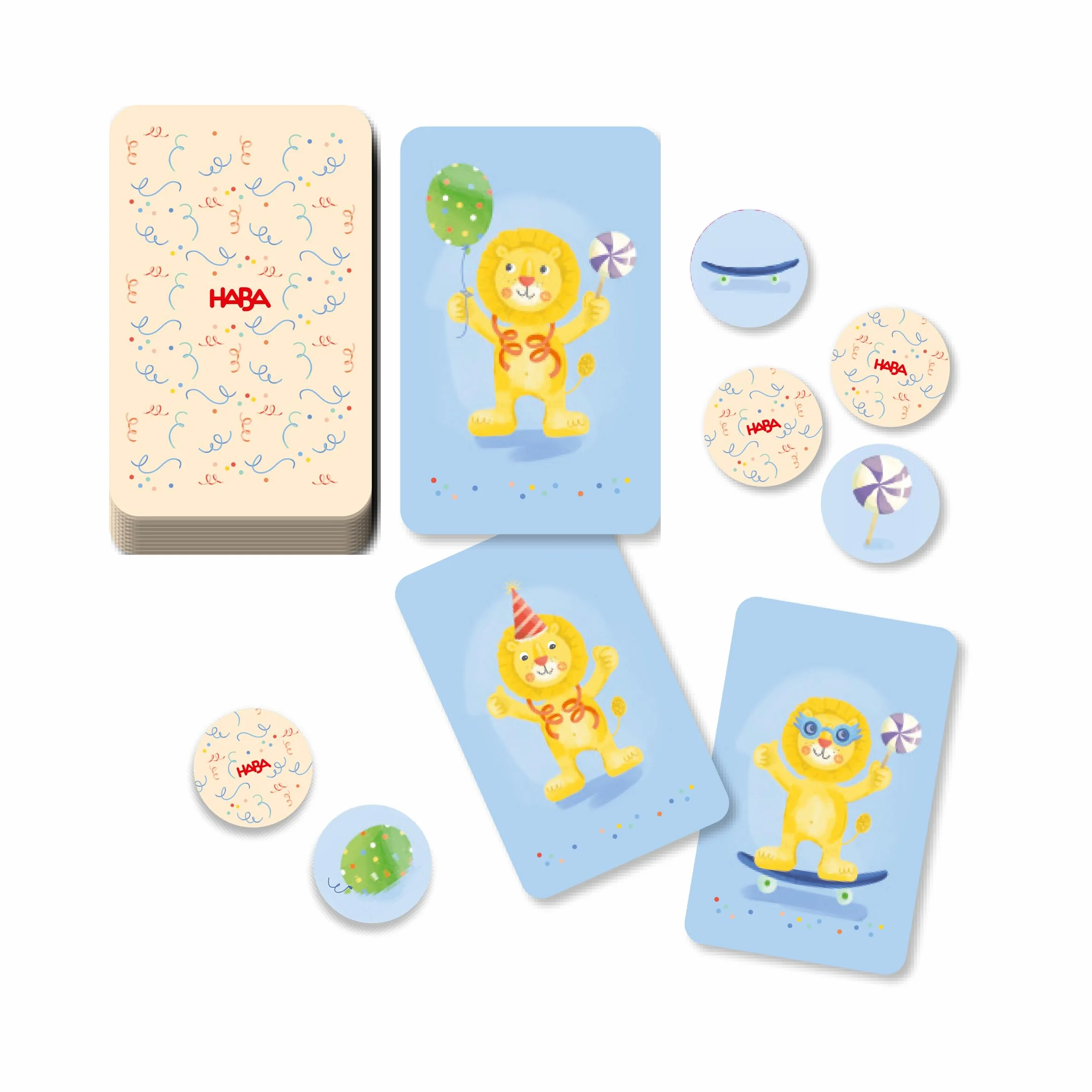 HABA Mis Primeros Juegos Party León, Juego Infantil de Mesa de Memoria, +2 años