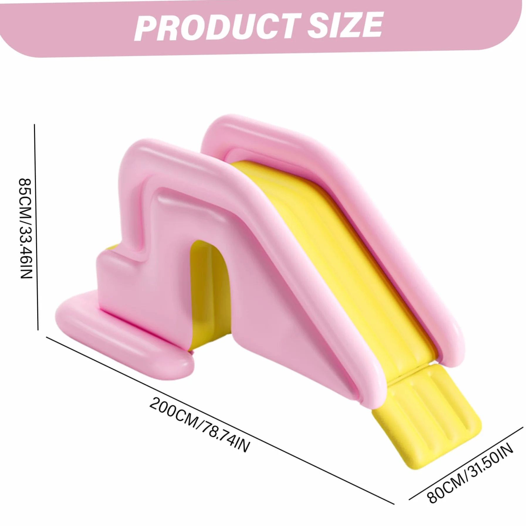 Diapositivas de Piscina Inflable, tobogán de Piscina PVC de 78.7x33.5x31.5 Pulgadas, para el Agua Ancha para Exteriores, Interiores, Patio Trasero, Estilo-2, toboganes de Agua
