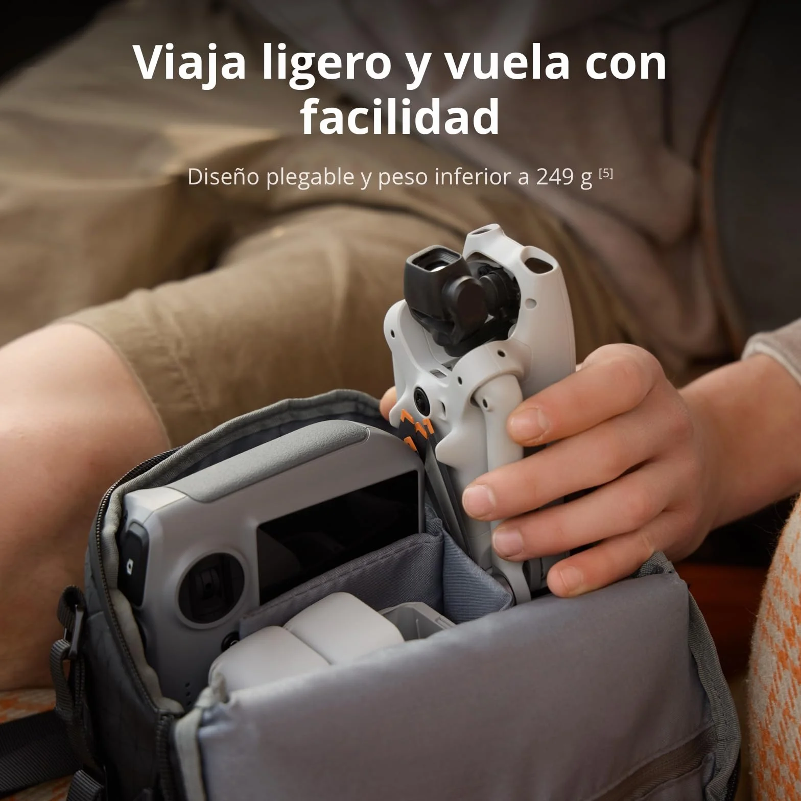 Pack DJI Lito X1 Dos Baterías con DJI RC-N3, dron con cámara 4K fácil de usar para principiantes, detección de obstáculos, ActiveTrack, sensor de 1/1.3 pulgadas, ligero para adultos, C0