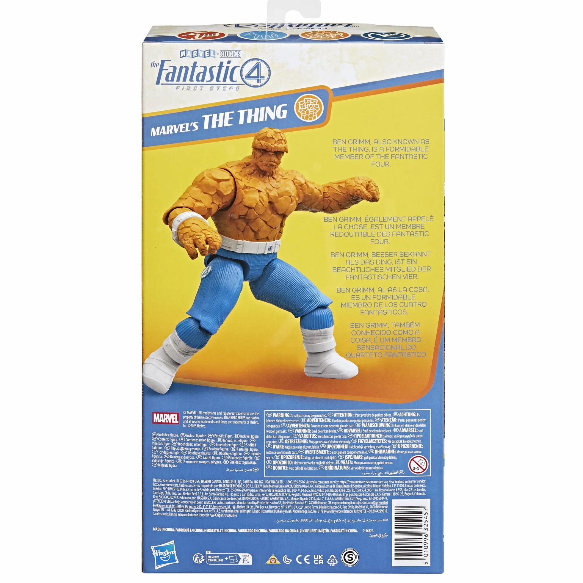 Marvel Studios Titan Hero Series, Los 4 Fantásticos: Primeros Pasos, Figura de acción de Marvel’s The Thing