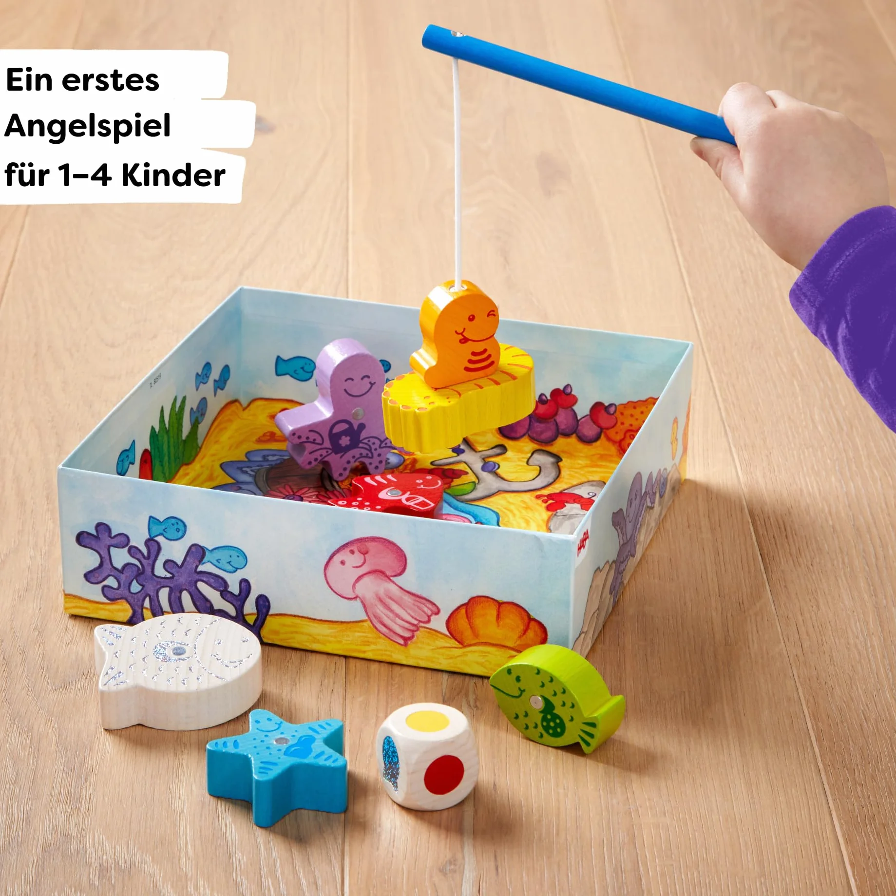 Haba 4983 Fische angeln - Juego educativo de destreza (en alemán) , color/modelo surtido