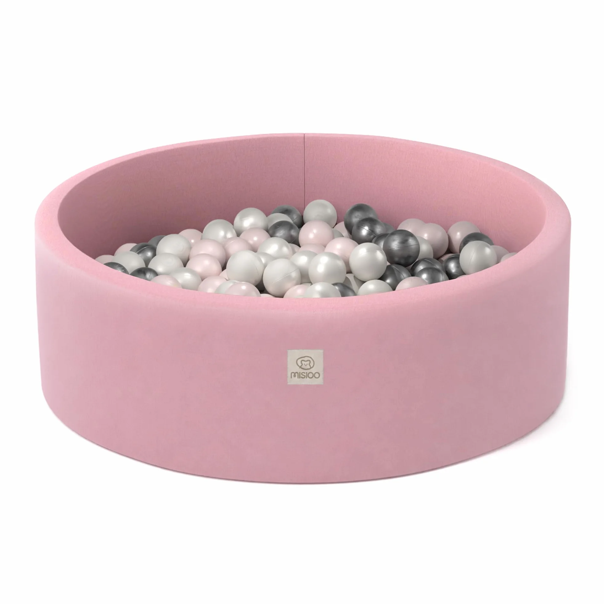 MISIOO Smart Piscina de Bolas 90 x 30 cm Redonda para Niños Pequeños