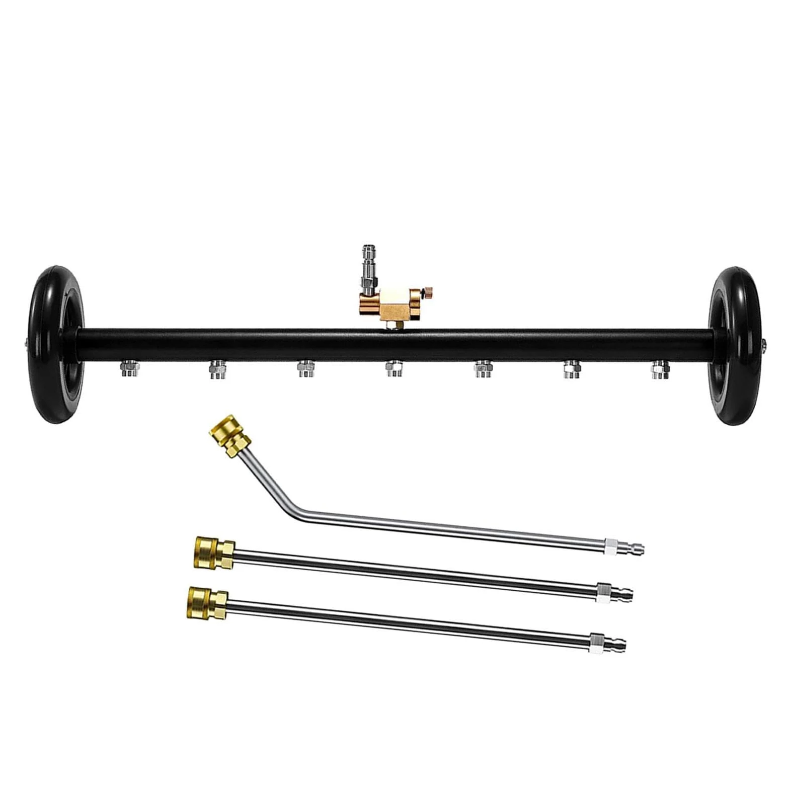 Escoba de Agua para de chasis de 24 Pulgadas con Varillas de | para máxima potencia de limpieza, proporcionando suficiente presión y un mejor efecto de limpieza.