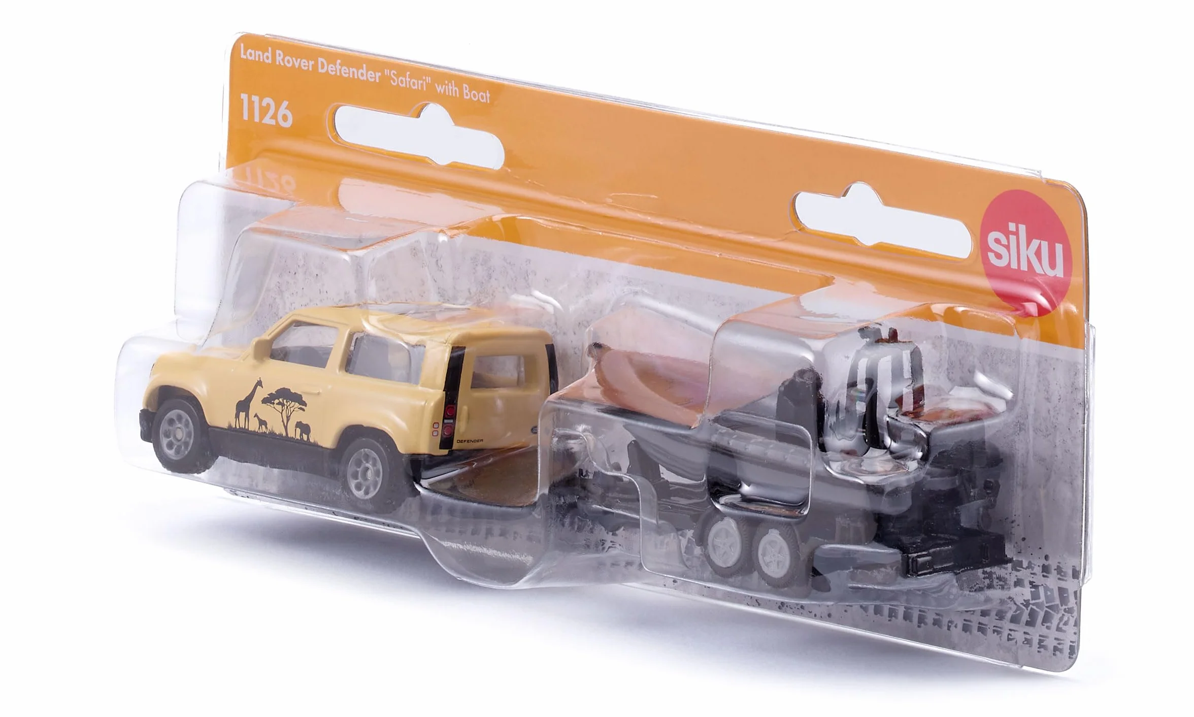 Siku Land Rover Defender Safari con Barco