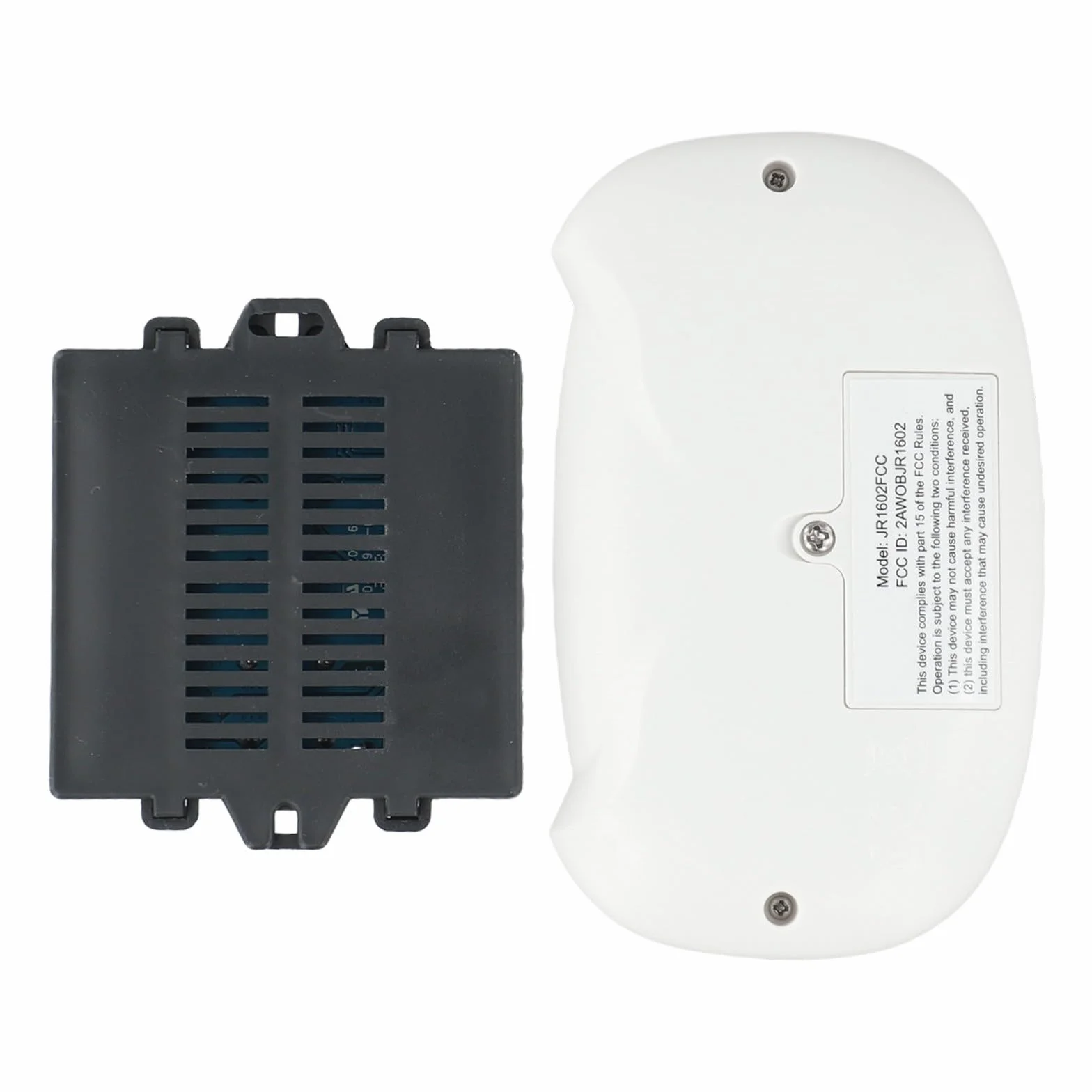 JR1625RX - Juego de receptor de 12 V y control remoto de 2.4 G para autos eléctricos de juguete, repuesto compatible con vehículos eléctricos y juguetes de control remoto (juego completo)