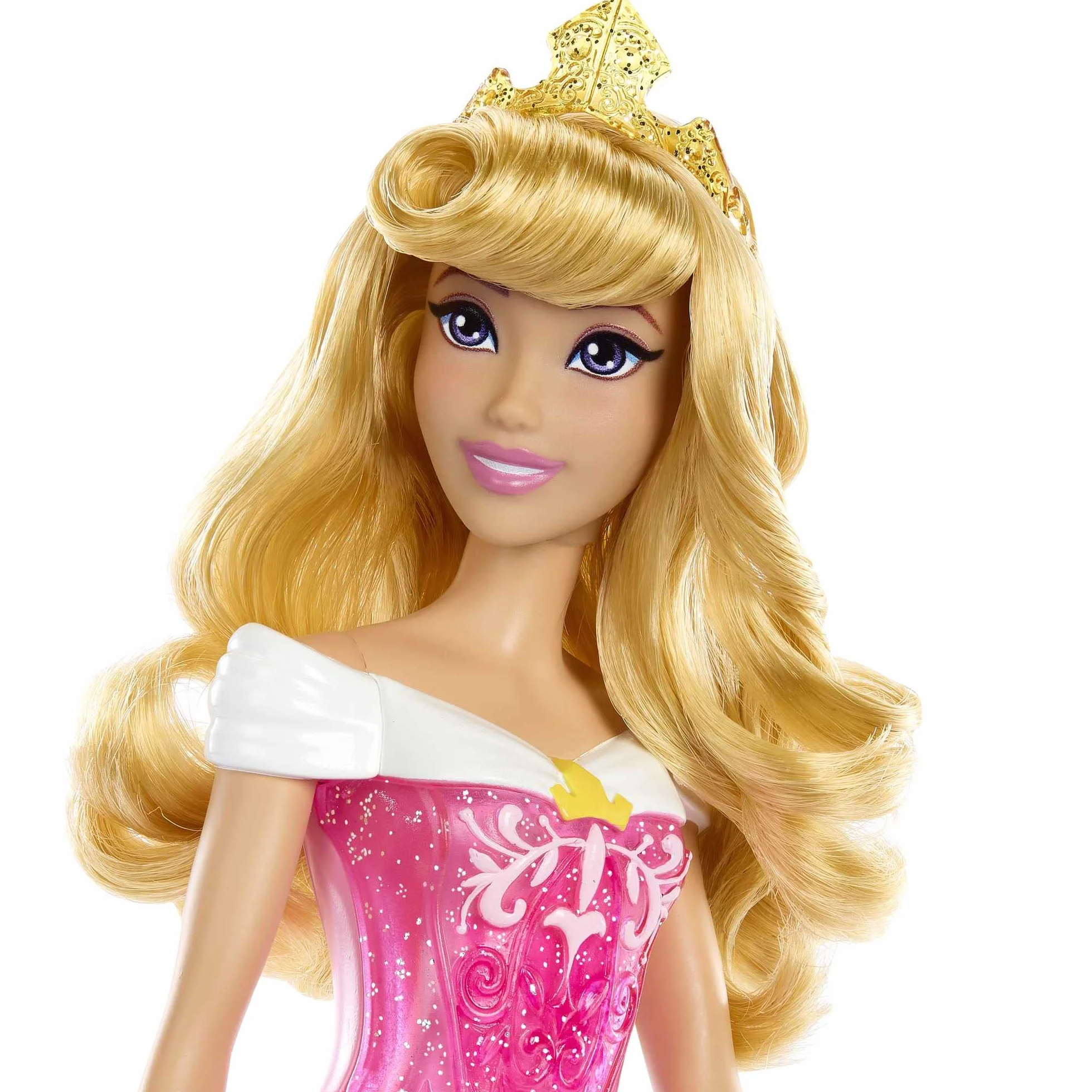 Mattel Disney Princess Aurora Muñeca princesa película La bella durmiente, juguete +3 años (HLW09)