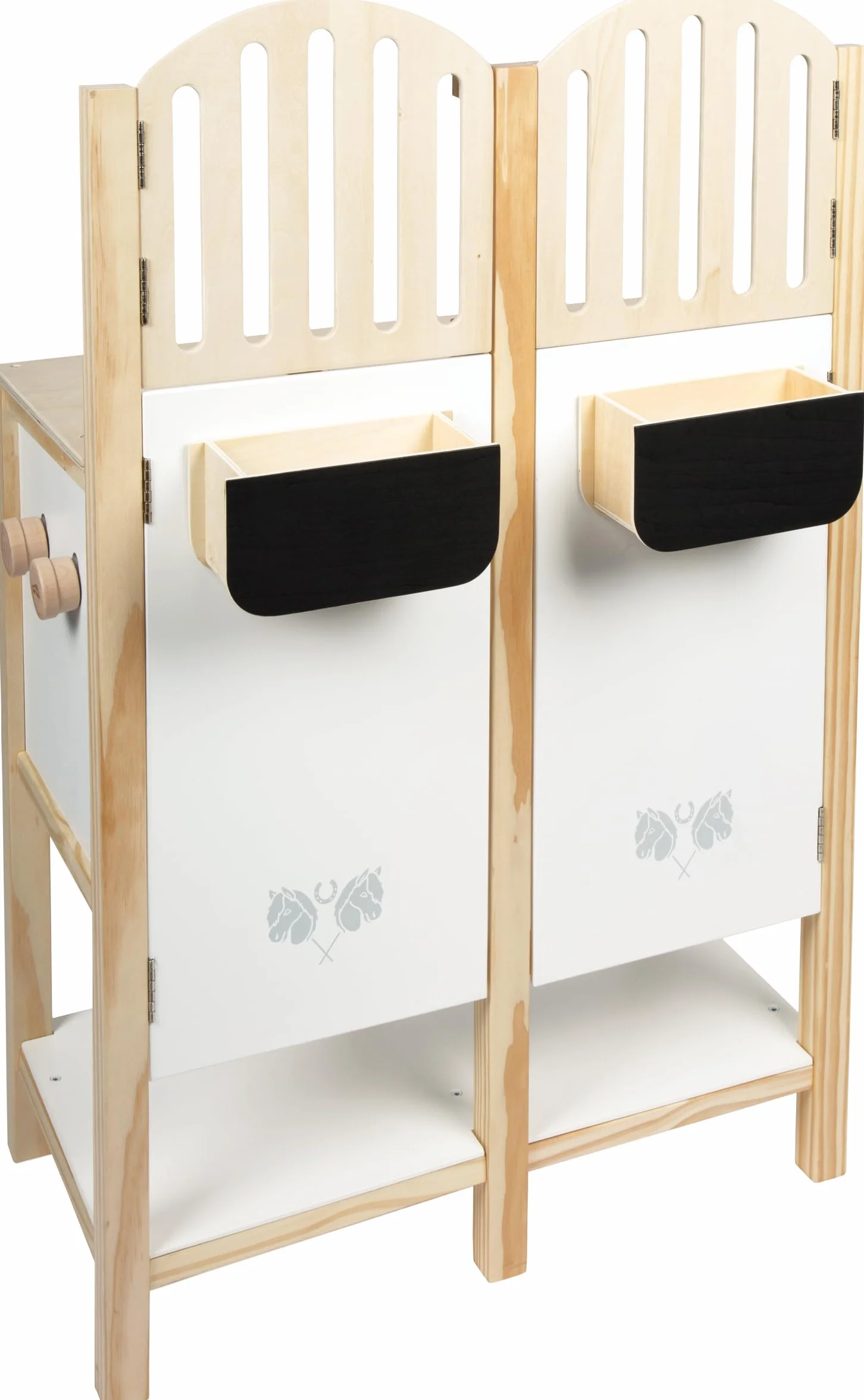 Small Foot Establo para Caballos Hobby, en Madera para Dos Caballos Hobby niños a Partir de 3 años, 12795