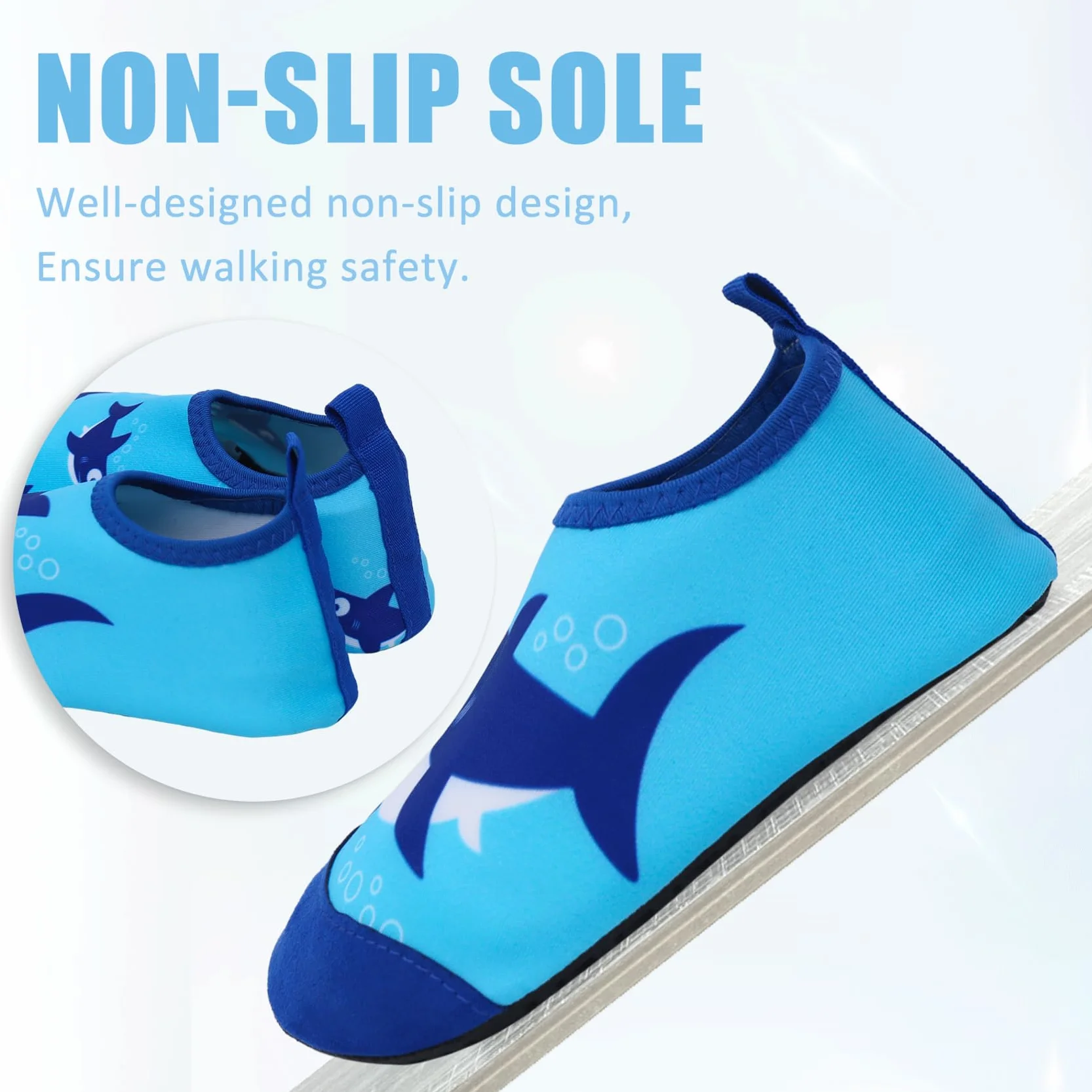 Escarpines Niño Niña Zapatillas de Agua Playa Secado Rápido Calcetines Piscina Zapatos Bebe Calzado Descalzo Surf Buceo Natación