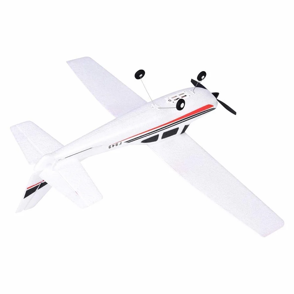 SATKIT WLToys Avión Radio Control Cessna 182 500mm Envergadura 3CH 2.4GHz Listo para Volar Acrobático EPS