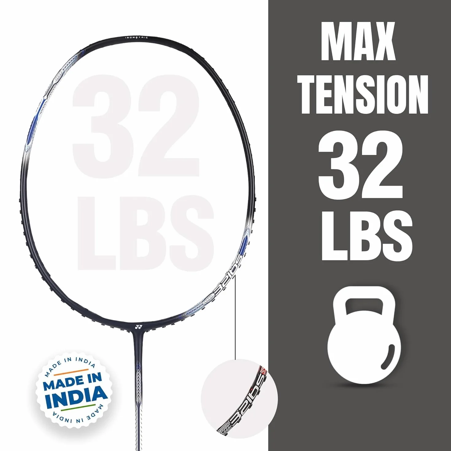 Yonex Raqueta de bádminton Astrox Attack 9