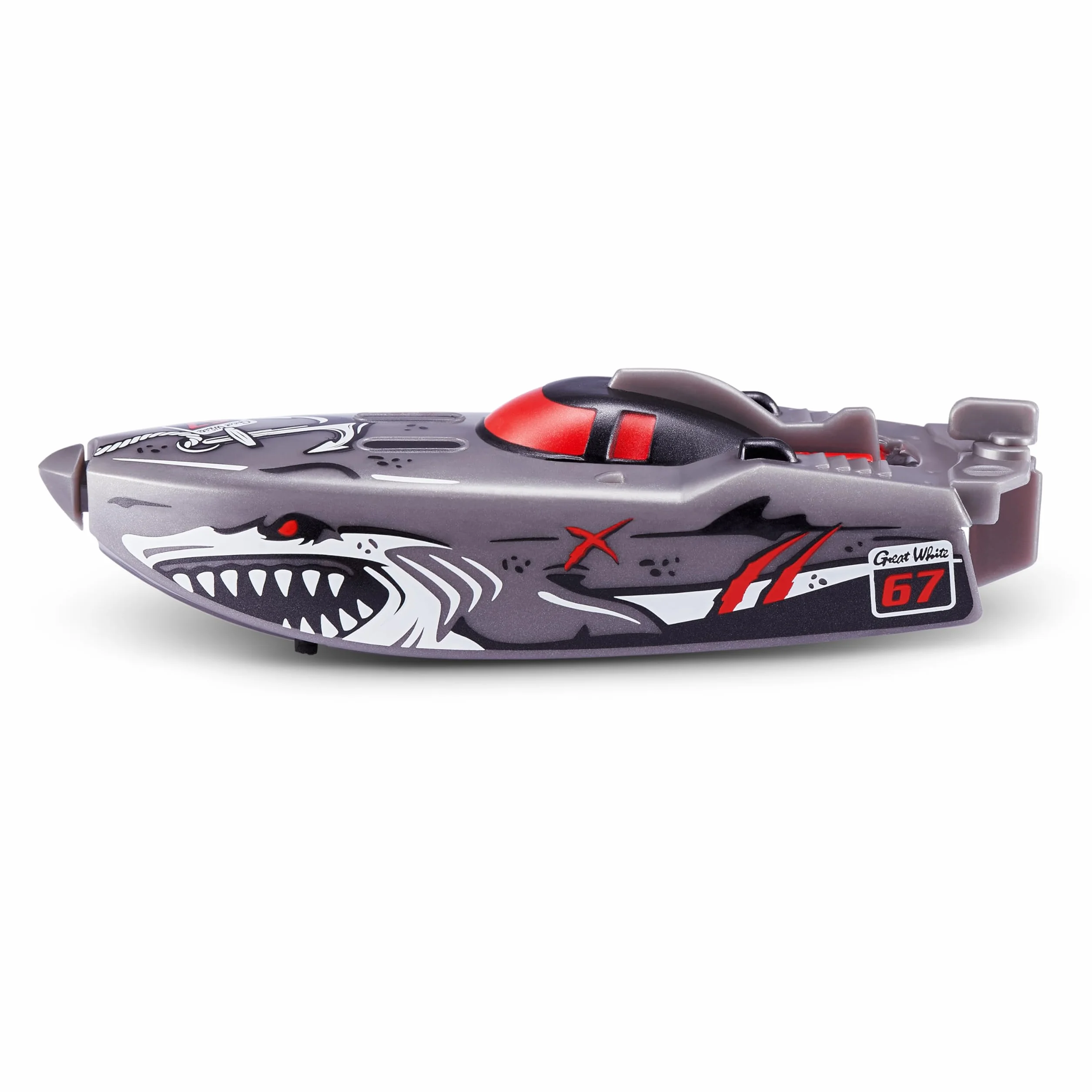 ZURU Robo Alive Robo Boats, White Shark & Dino Shark Boat, 2 Pack, (Amazon Exclusive)