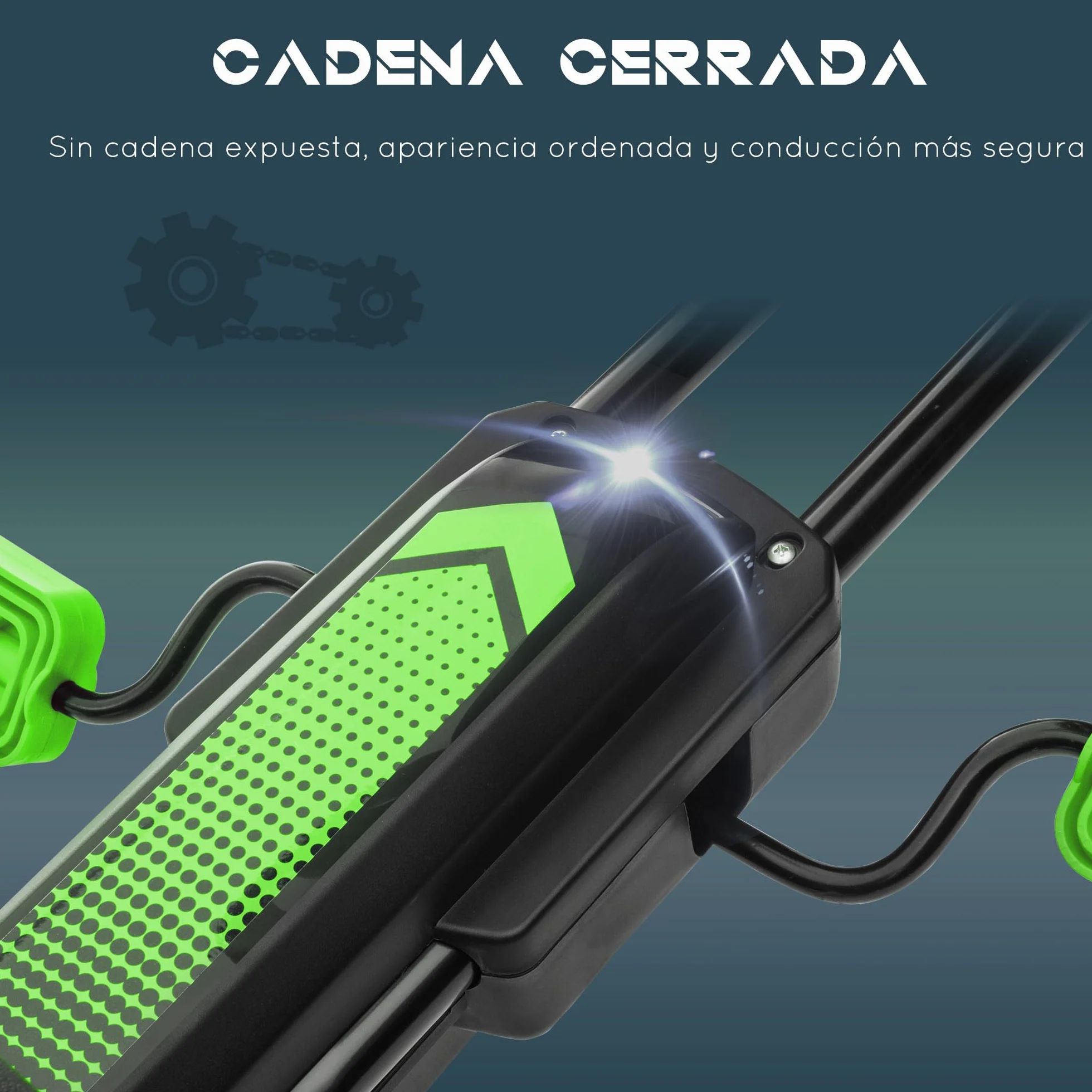 HOMCOM Kart Pedales Coche de Pedales para Niños de 5-12 Años con Asiento Ajustable Neumáticos Inflables Amortiguador y Freno de Mano Carga 50 kg Verde