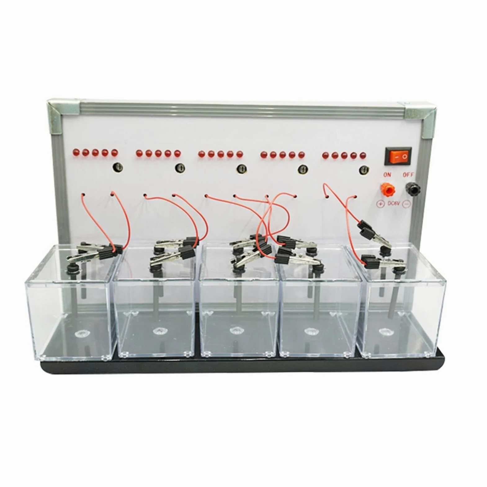 Demostrador De Conductividad De Electrolitos En Química, Dispositivo Experimental De Electrólisis del Agua, Instrumento Didáctico sobre El Principio De Conducción De Soluciones.