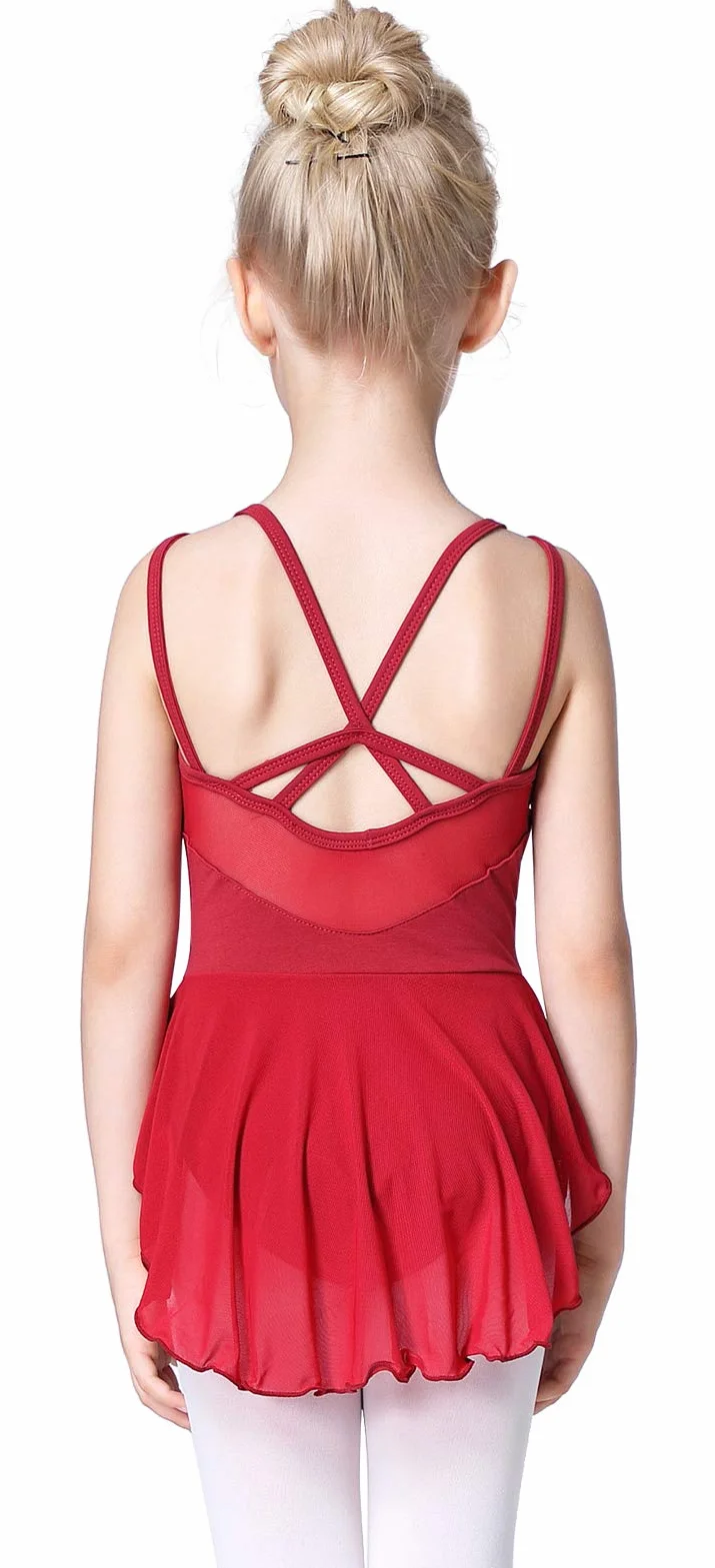 Soudittur Maillot de Danza Algodón Tutú Vestido de Ballet para Niña