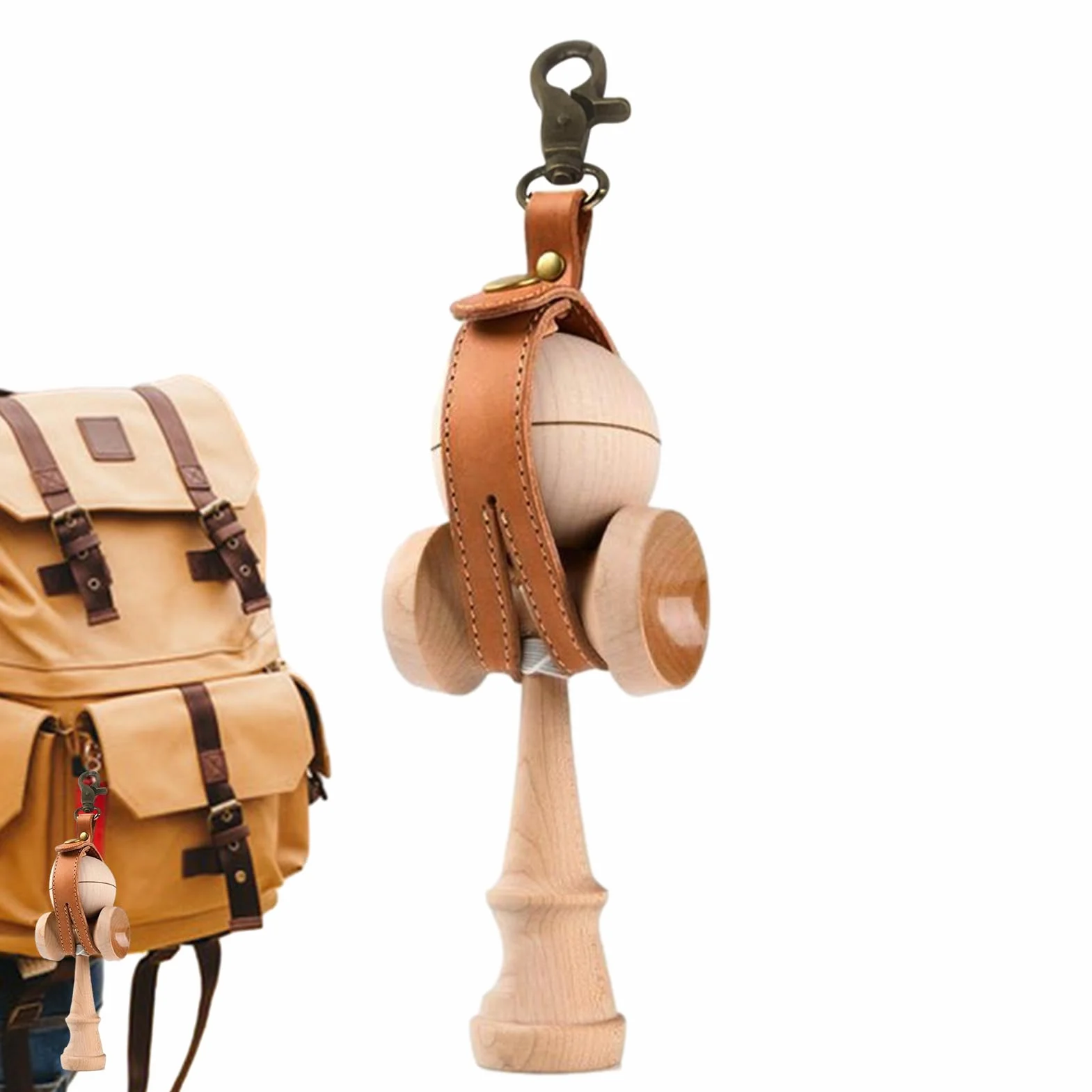 Bolsa Kendama – Funda elástica portátil, porta juguetes ligero y portátil, almacenamiento protector suave de 0,98 x 7,67 pulgadas | Compañero de transporte diario de Kendama para jugadores, eventos y