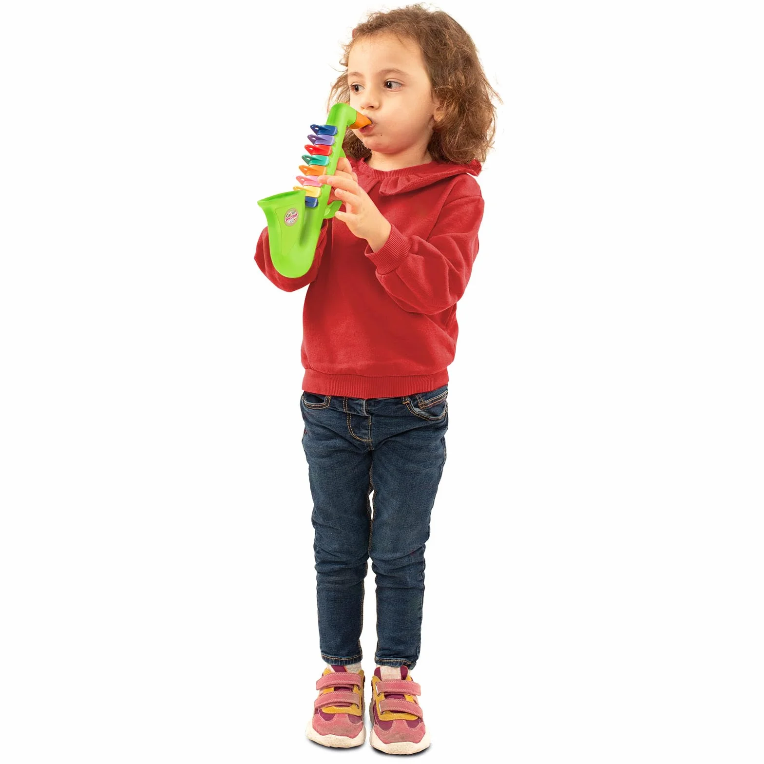 Bontempi | Saxofón de 8 Notas con Colores 280mm, Juguete Musical para Niños 3+