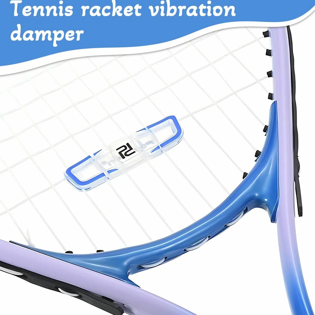Amortiguadores de Vibración de Raqueta de Bádminton y Tenis de Silicona Suave 3 Piezas