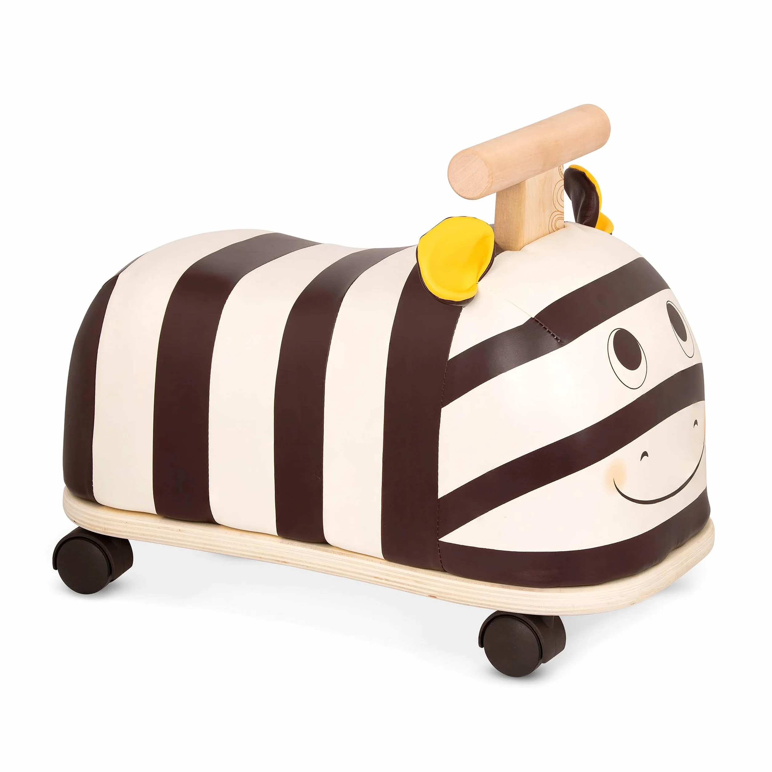 B. toys - Cebra Zippity - Correpasillos Cebra - Juguete correpasillos para niños pequeños - Asiento blando - Juguete de madera - 18 meses+
