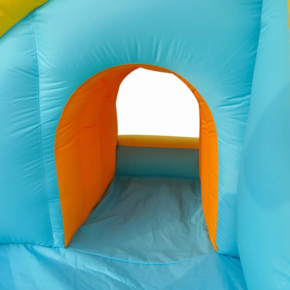 Castillo Hinchable con tobogán acuático y Piscina, Castillo Hinchable de Juegos acuáticos para Exteriores, Parque Infantil acuático con Ventilador, Juguete Hinchable Grande para niños (433x375x165cm)