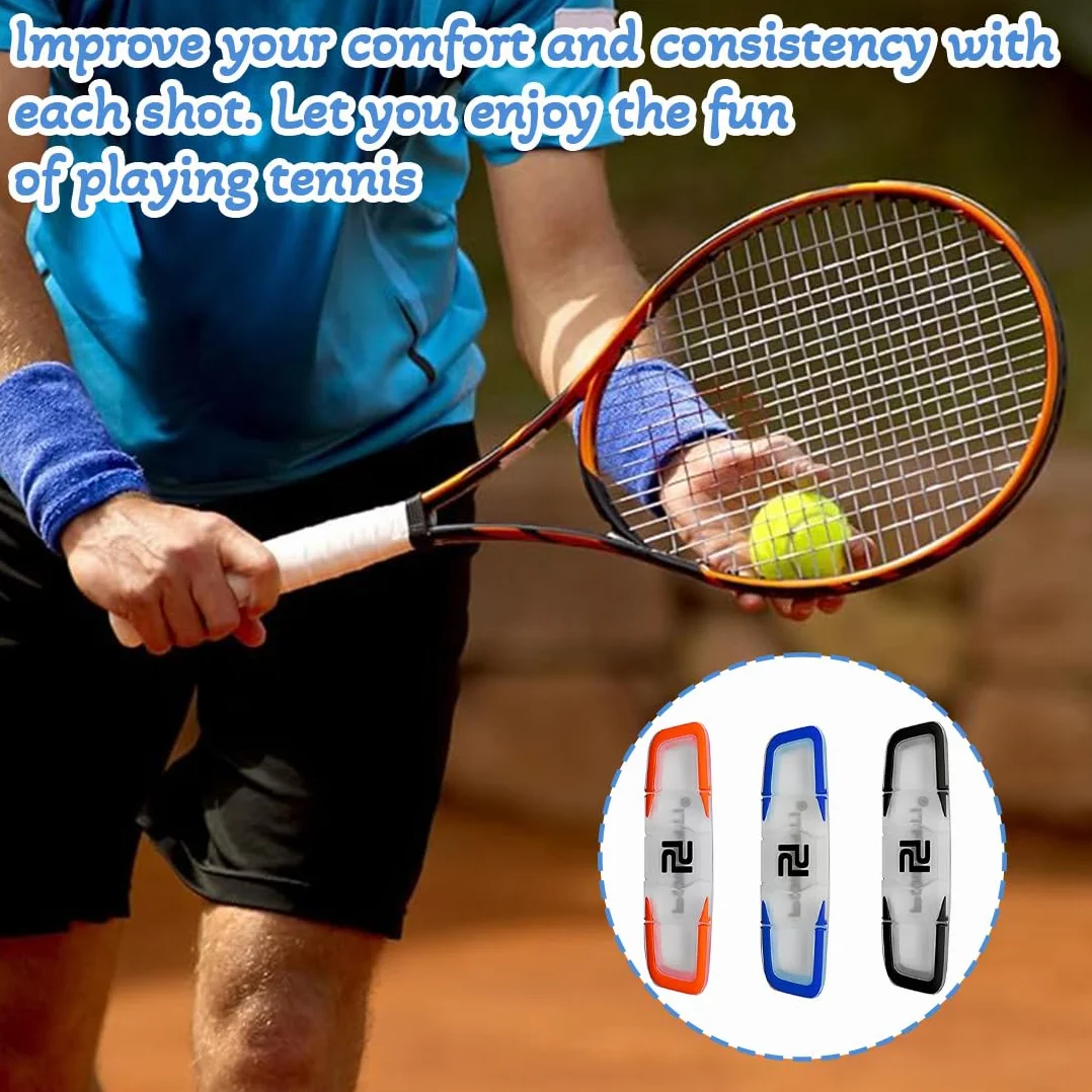Amortiguadores de Vibración de Raqueta de Bádminton y Tenis de Silicona Suave 3 Piezas