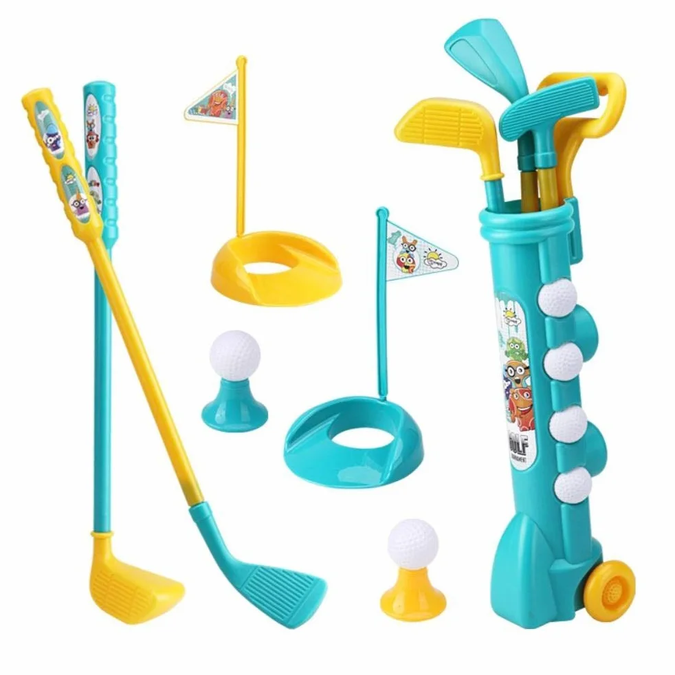 Juguetes de para Niños Juguetes al aire libre Juego de Clubes de Golf, Mini Golf, Juguetes Deportivos para Niños Pequeños