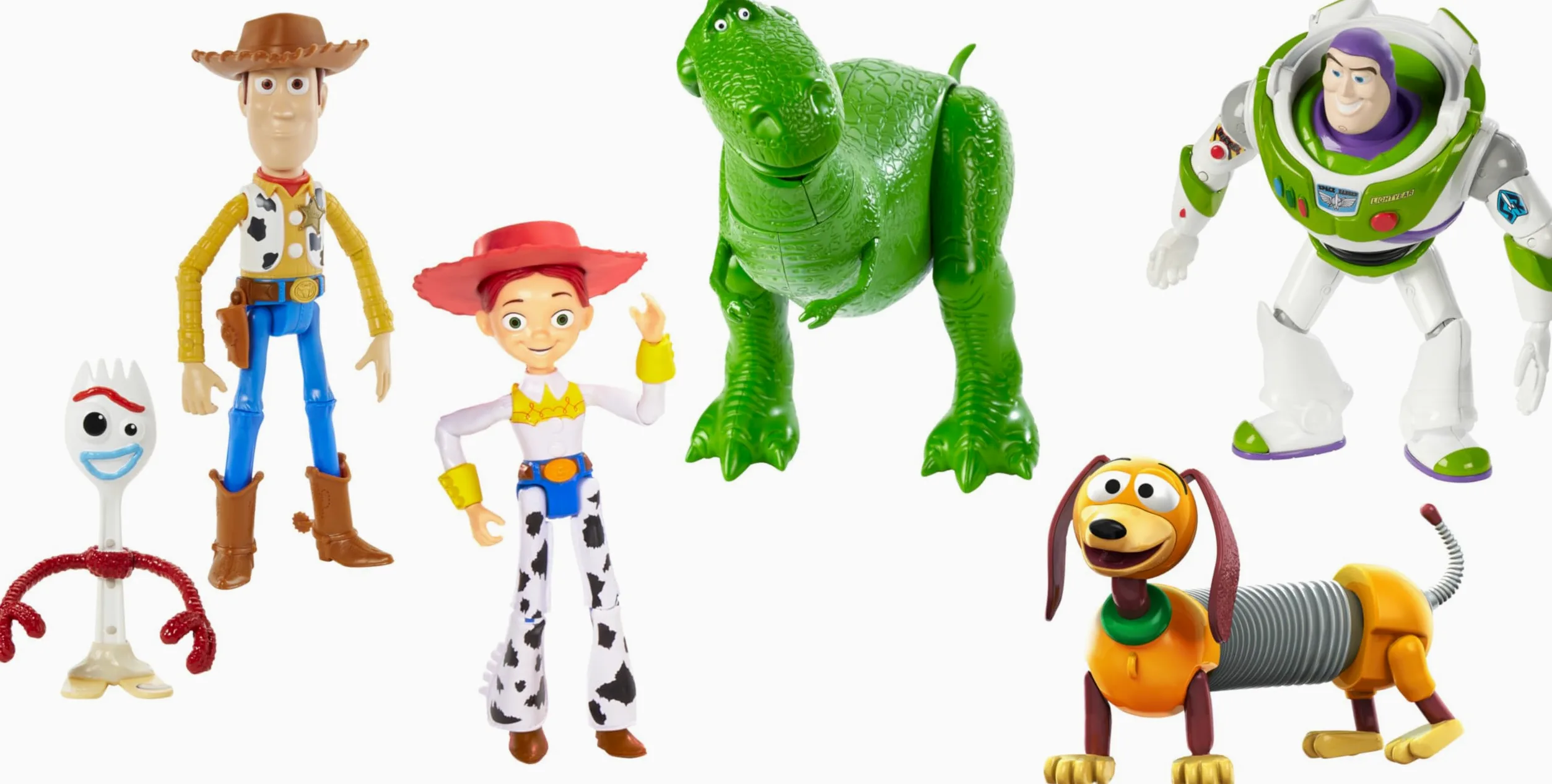 Mattel Disney Toy Story 4 Pack de 6 Amiguitos, figuras básicas de los personajes de la película (GDL54)