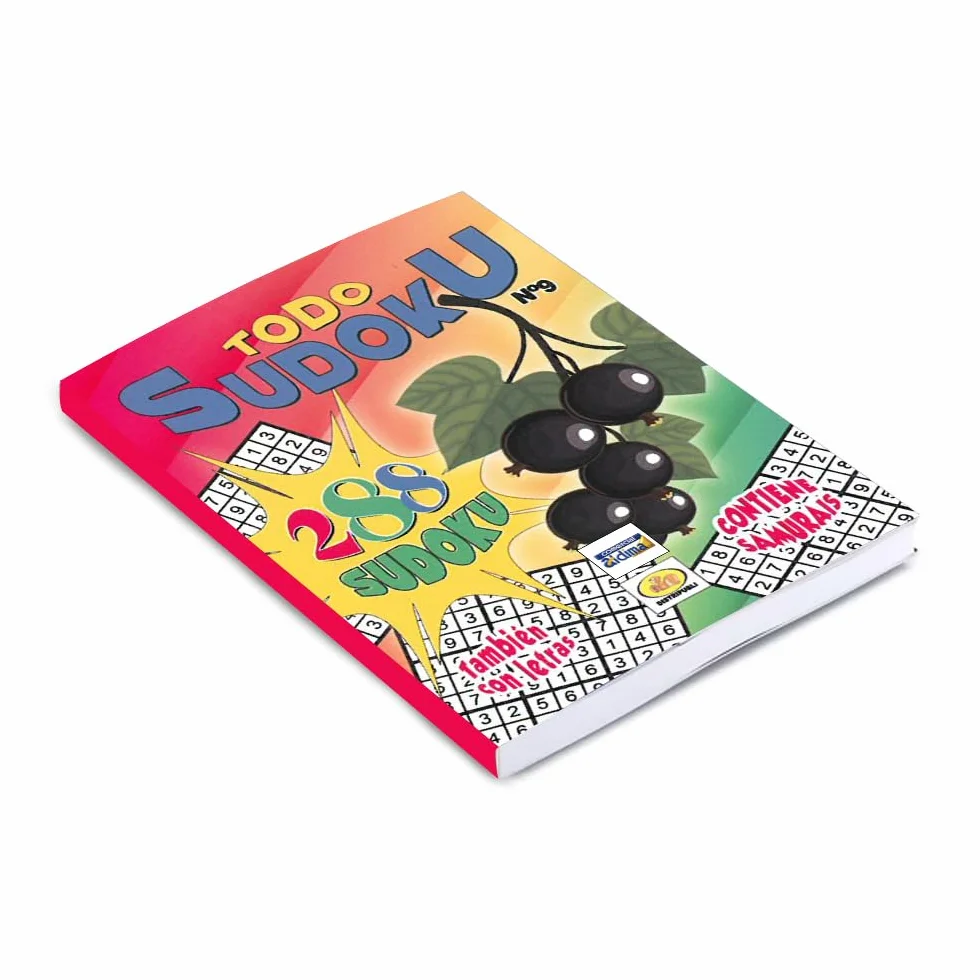 Papelivi - Lote con 4 Pasatiempos Todo Sudoku también con letras. Contiene Samurais. 164 páginas con más de 280 Sudokus para resolver. Ideales para casa, viaje, residencias, campamentos, hoteles (4)